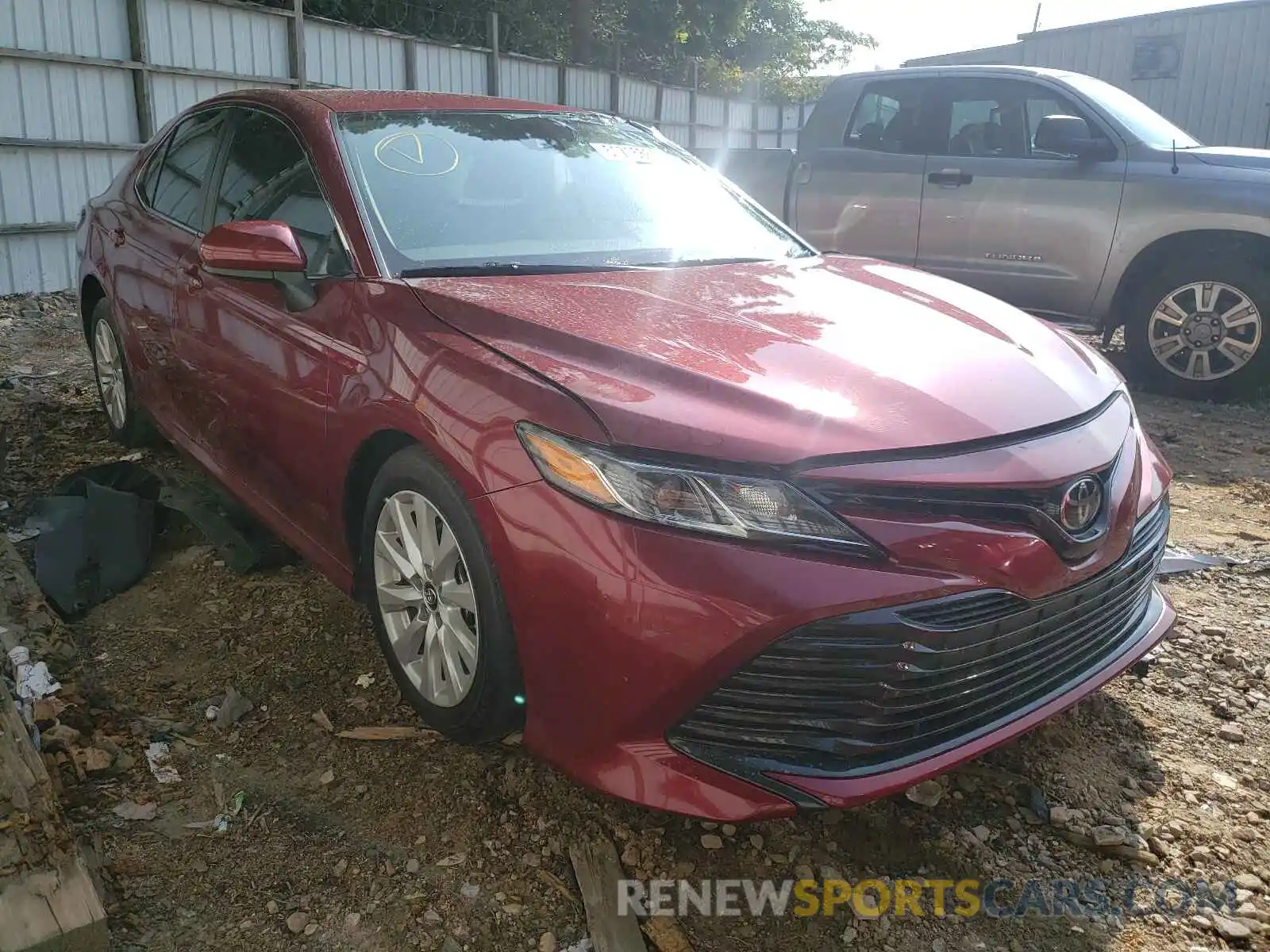 1 Photograph of a damaged car 4T1B11HK5KU721049 TOYOTA CAMRY 2019