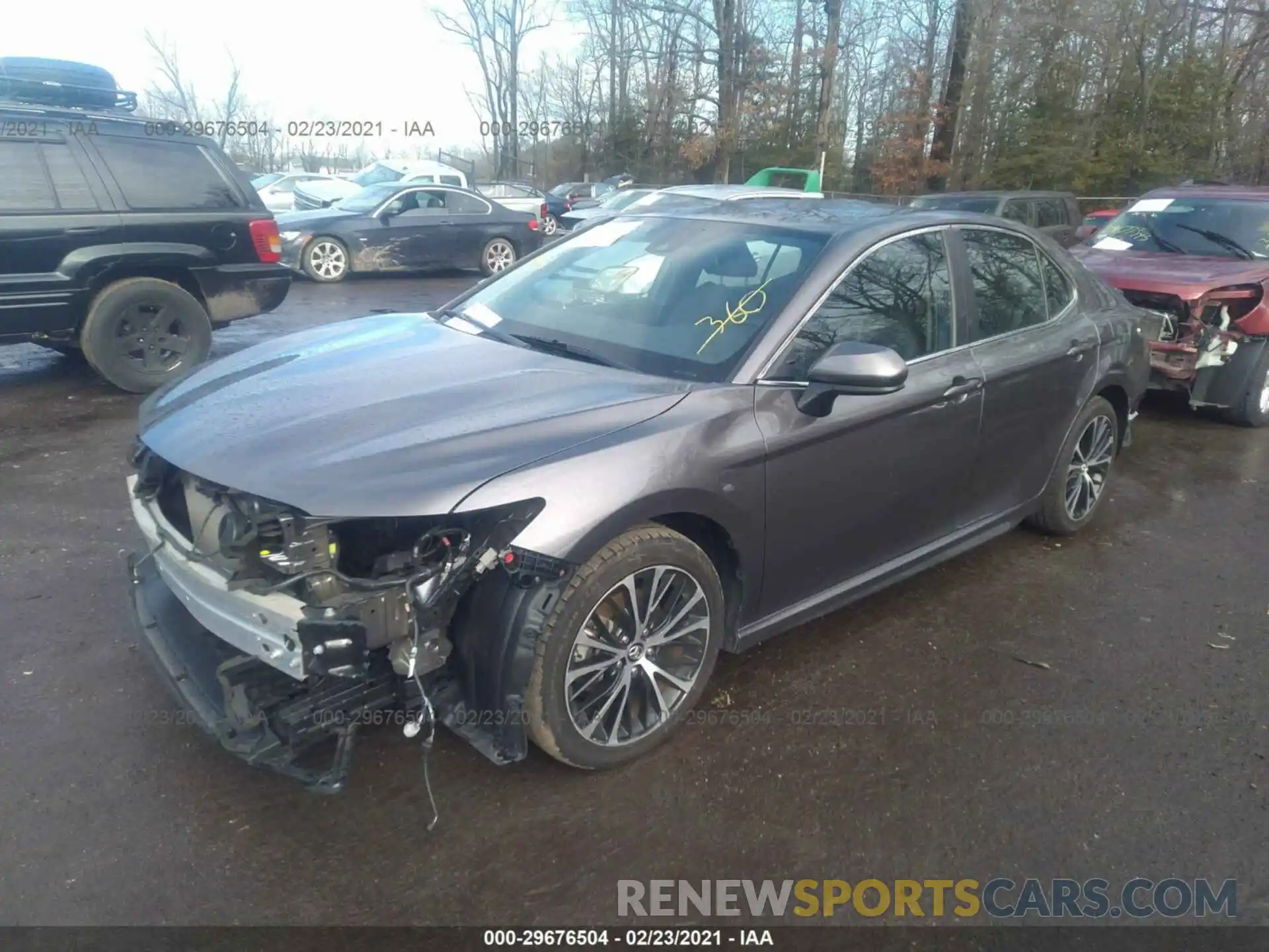 2 Photograph of a damaged car 4T1B11HK5KU721942 TOYOTA CAMRY 2019