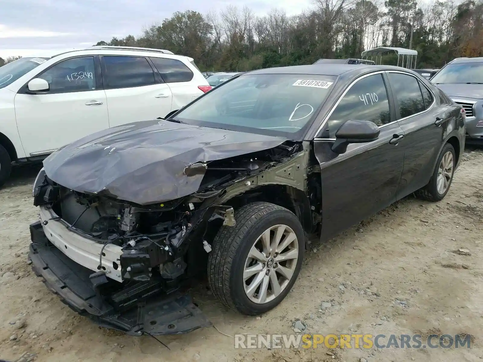 2 Photograph of a damaged car 4T1B11HK5KU723478 TOYOTA CAMRY 2019