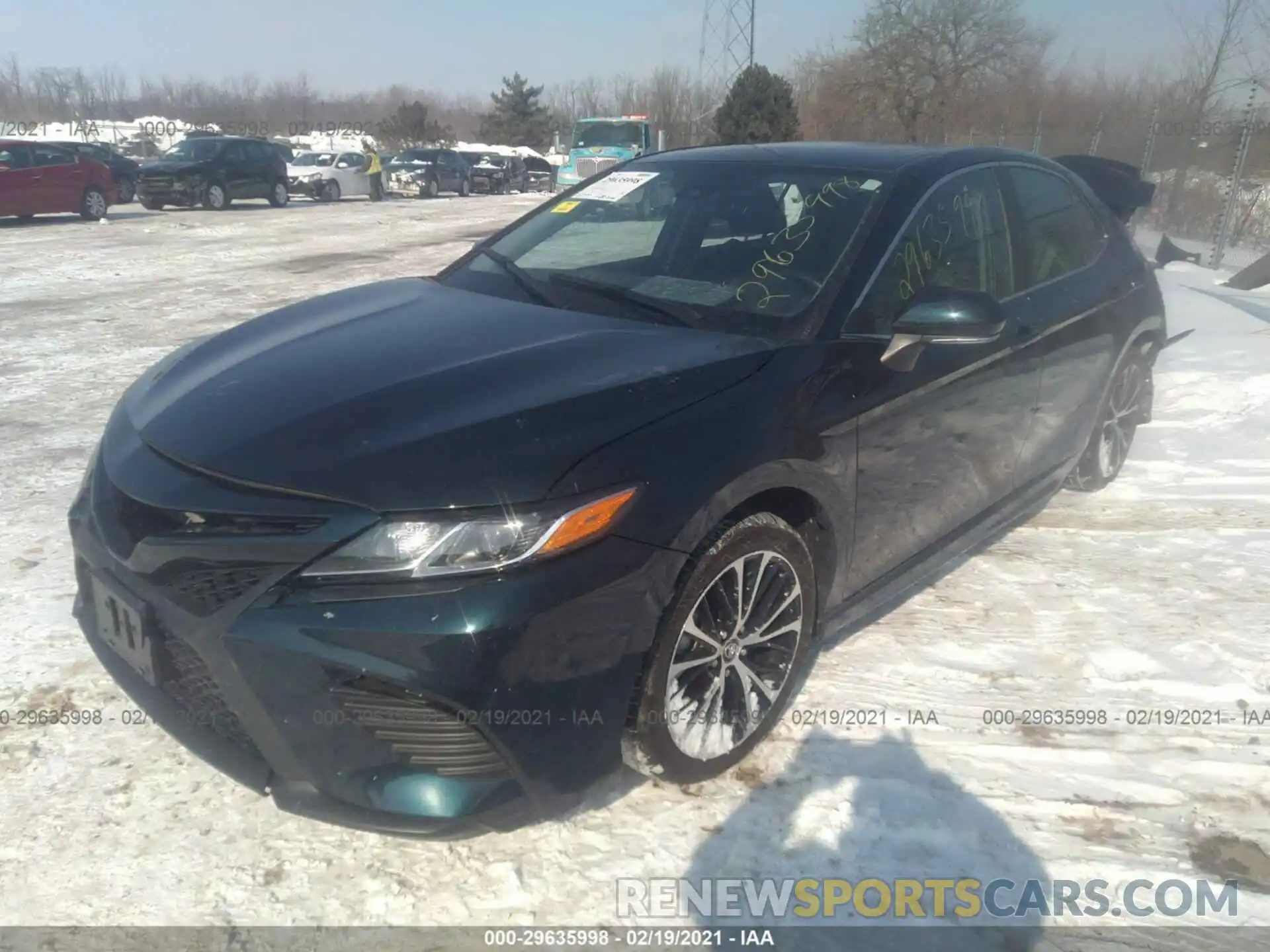 2 Photograph of a damaged car 4T1B11HK5KU725893 TOYOTA CAMRY 2019