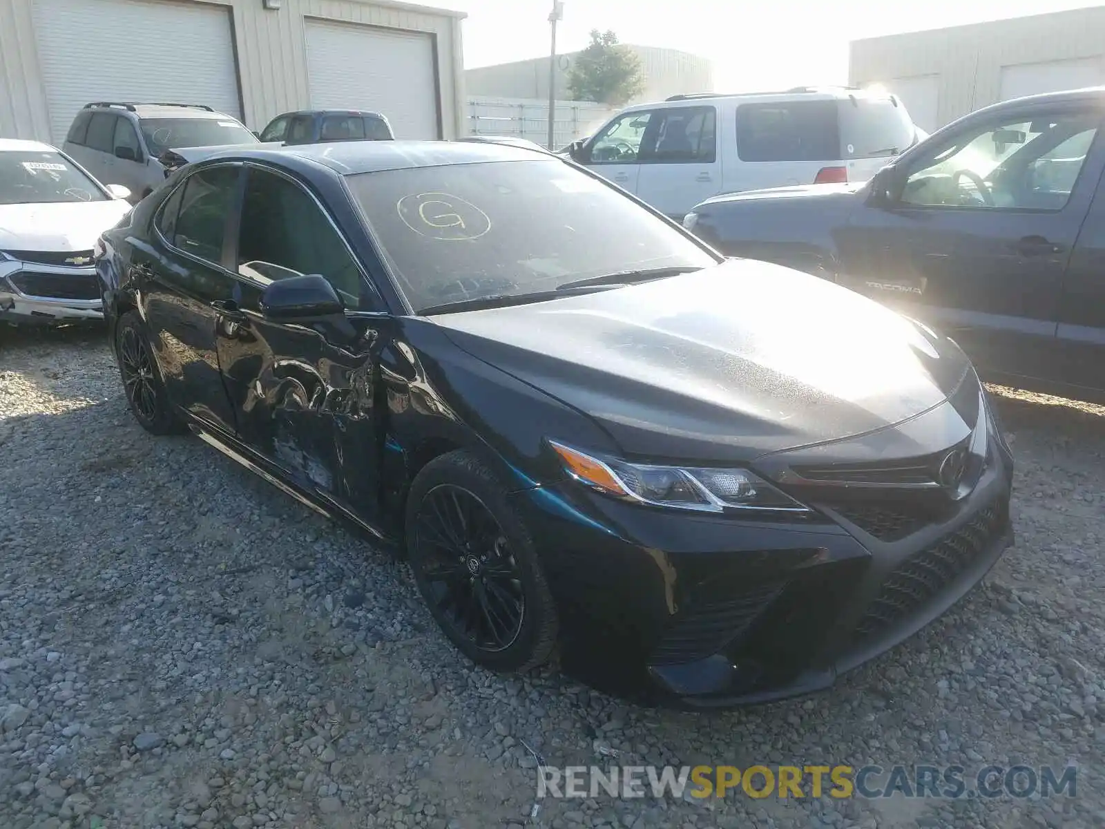 1 Photograph of a damaged car 4T1B11HK5KU725991 TOYOTA CAMRY 2019