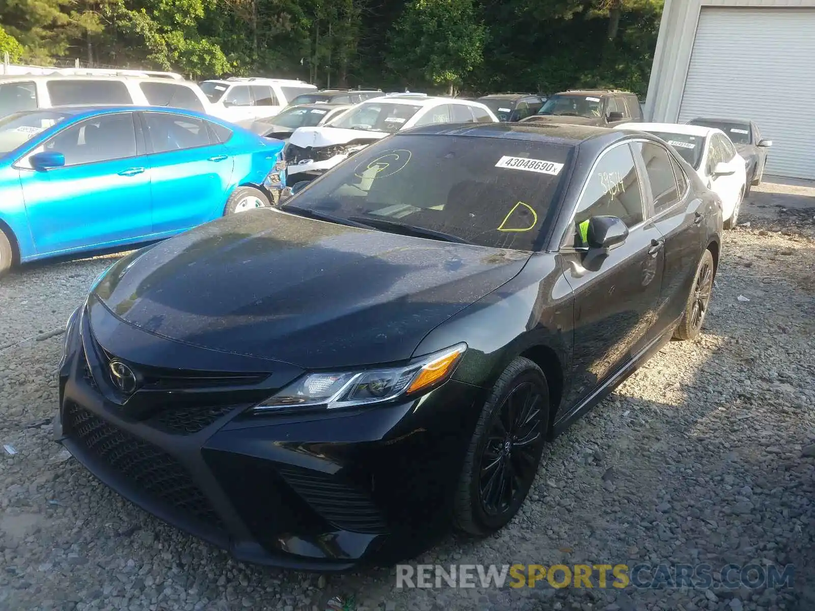 2 Photograph of a damaged car 4T1B11HK5KU725991 TOYOTA CAMRY 2019