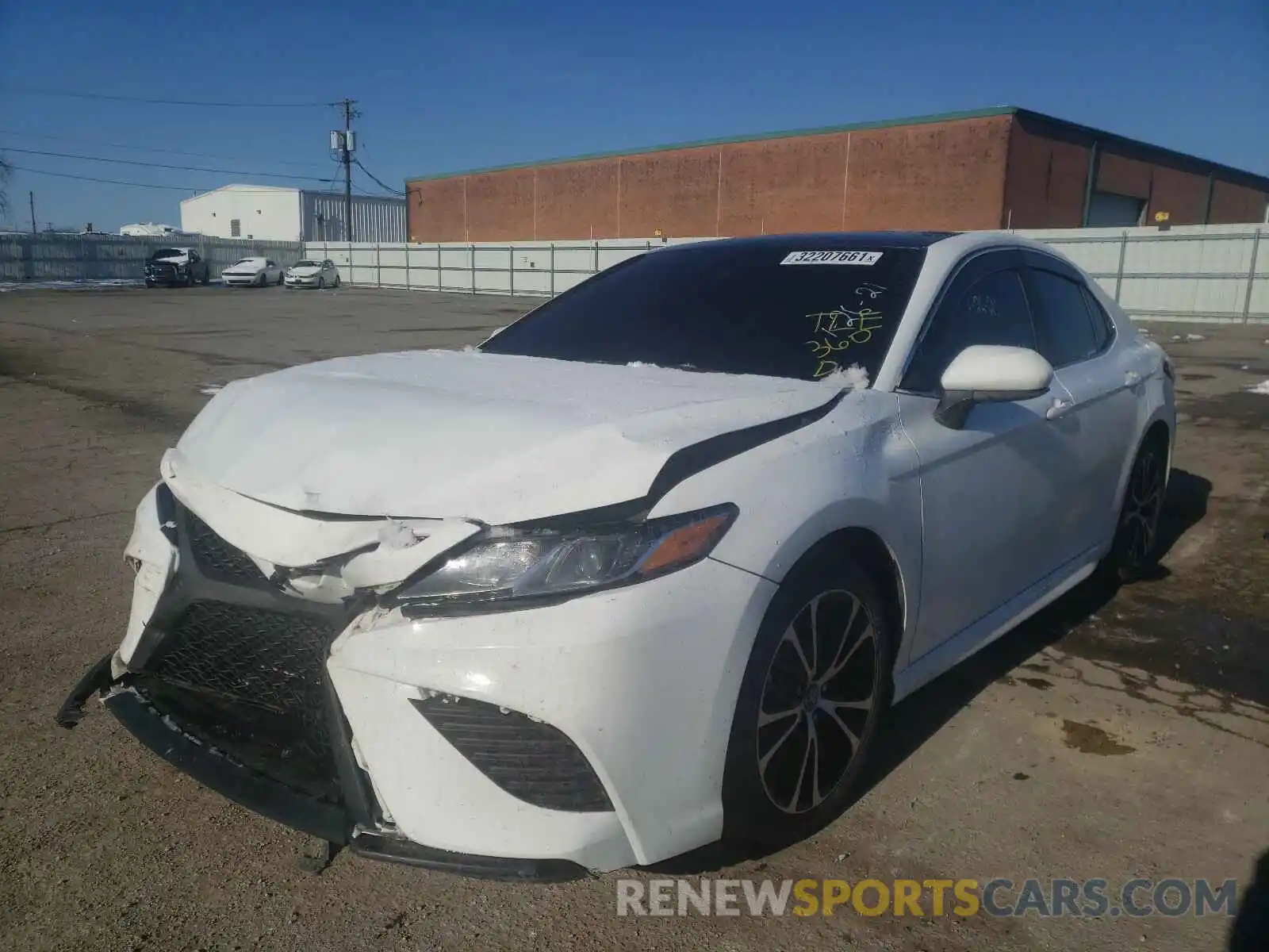 2 Photograph of a damaged car 4T1B11HK5KU734836 TOYOTA CAMRY 2019