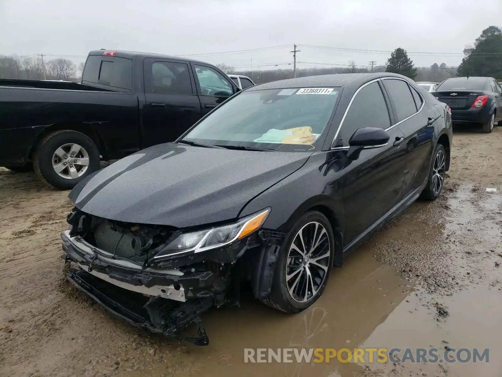 2 Photograph of a damaged car 4T1B11HK5KU738532 TOYOTA CAMRY 2019