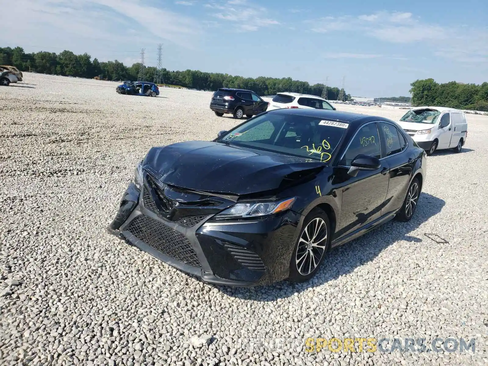 2 Photograph of a damaged car 4T1B11HK5KU740877 TOYOTA CAMRY 2019