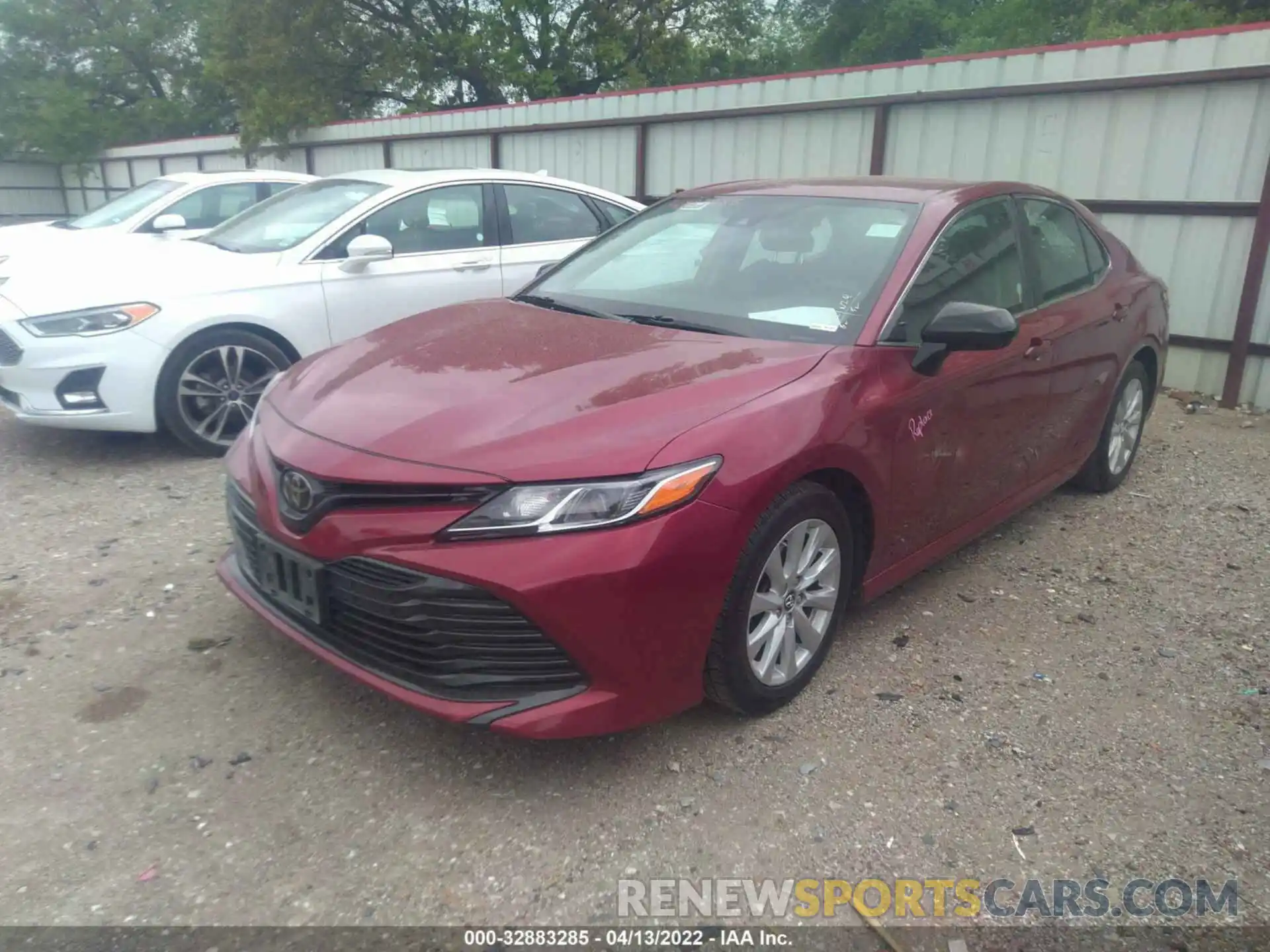 2 Photograph of a damaged car 4T1B11HK5KU741298 TOYOTA CAMRY 2019