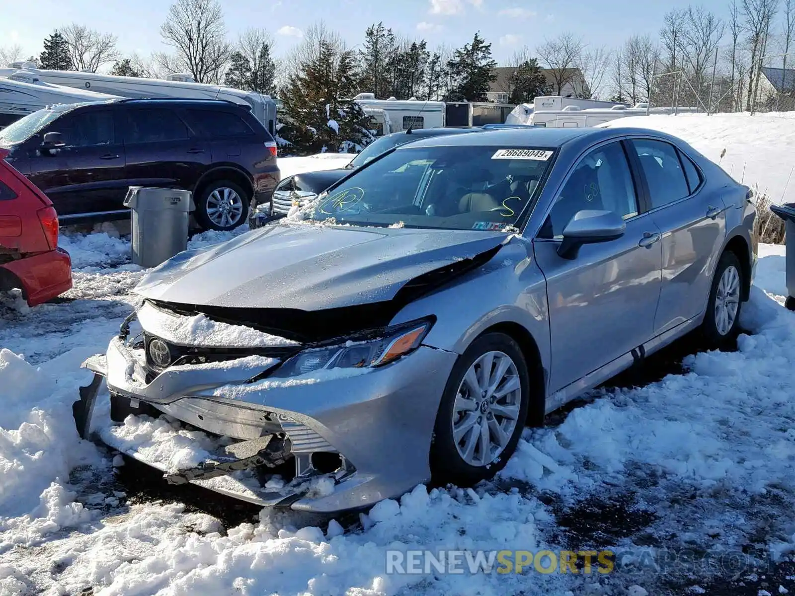 2 Фотография поврежденного автомобиля 4T1B11HK5KU741575 TOYOTA CAMRY 2019