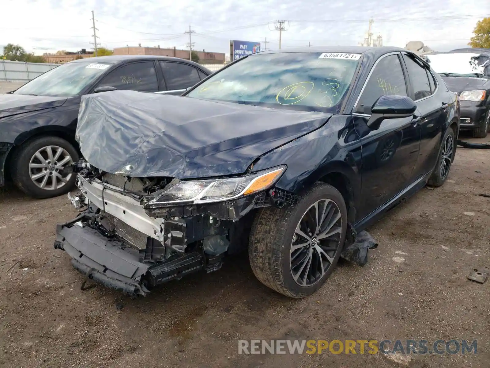 2 Photograph of a damaged car 4T1B11HK5KU741754 TOYOTA CAMRY 2019