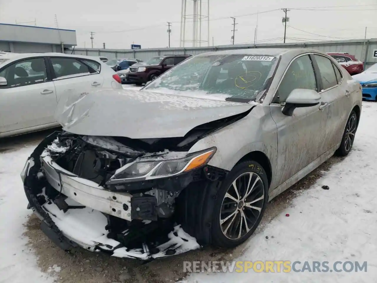 2 Photograph of a damaged car 4T1B11HK5KU741981 TOYOTA CAMRY 2019