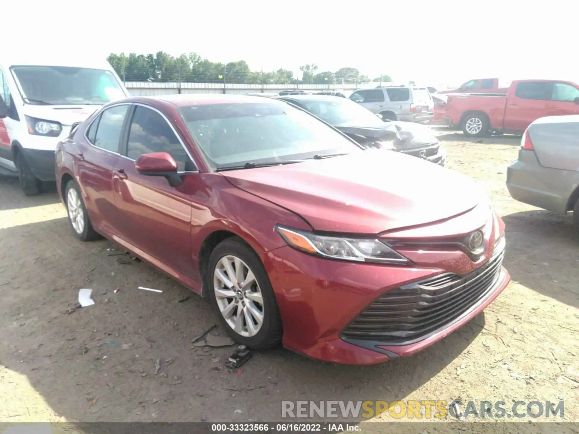 1 Photograph of a damaged car 4T1B11HK5KU743021 TOYOTA CAMRY 2019