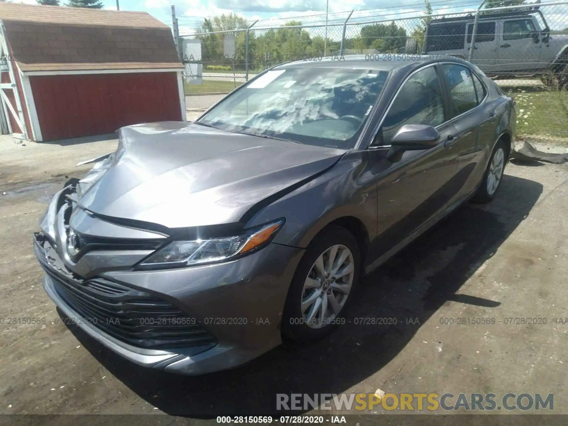 2 Photograph of a damaged car 4T1B11HK5KU745044 TOYOTA CAMRY 2019