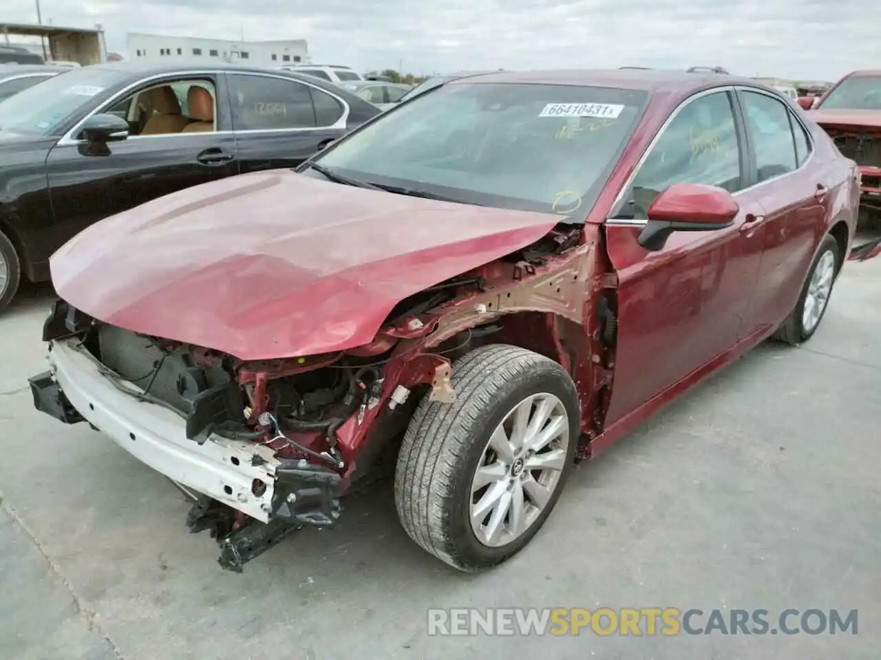 2 Photograph of a damaged car 4T1B11HK5KU745612 TOYOTA CAMRY 2019