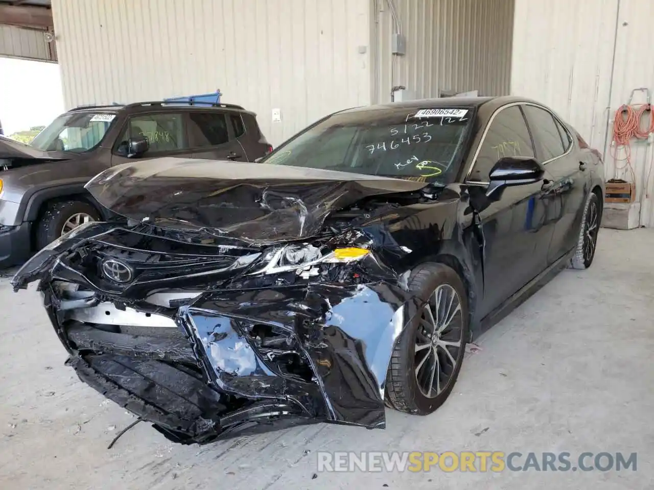 2 Photograph of a damaged car 4T1B11HK5KU746453 TOYOTA CAMRY 2019