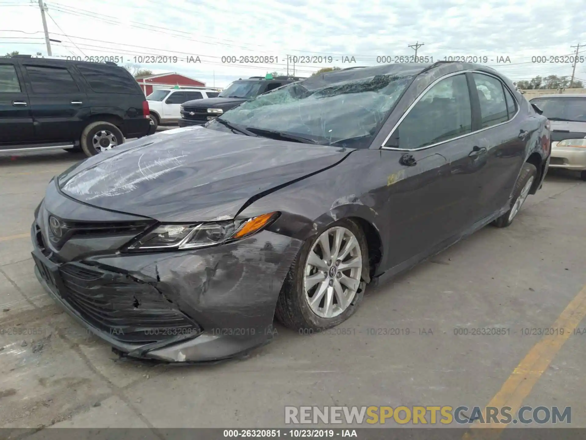 2 Photograph of a damaged car 4T1B11HK5KU747795 TOYOTA CAMRY 2019