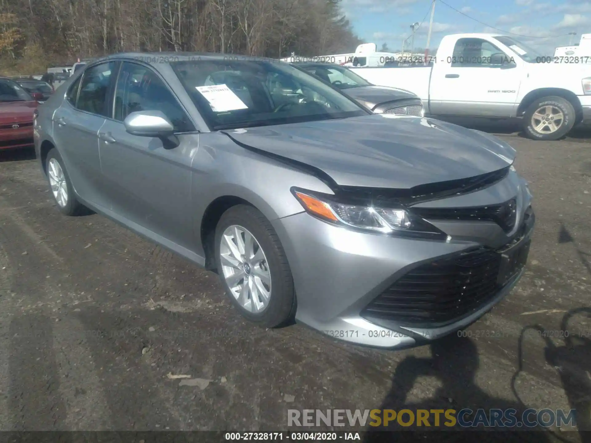 1 Photograph of a damaged car 4T1B11HK5KU749093 TOYOTA CAMRY 2019