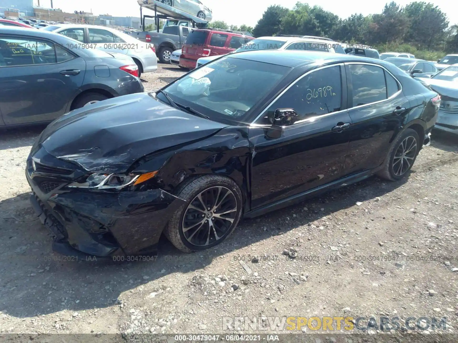 2 Photograph of a damaged car 4T1B11HK5KU757291 TOYOTA CAMRY 2019