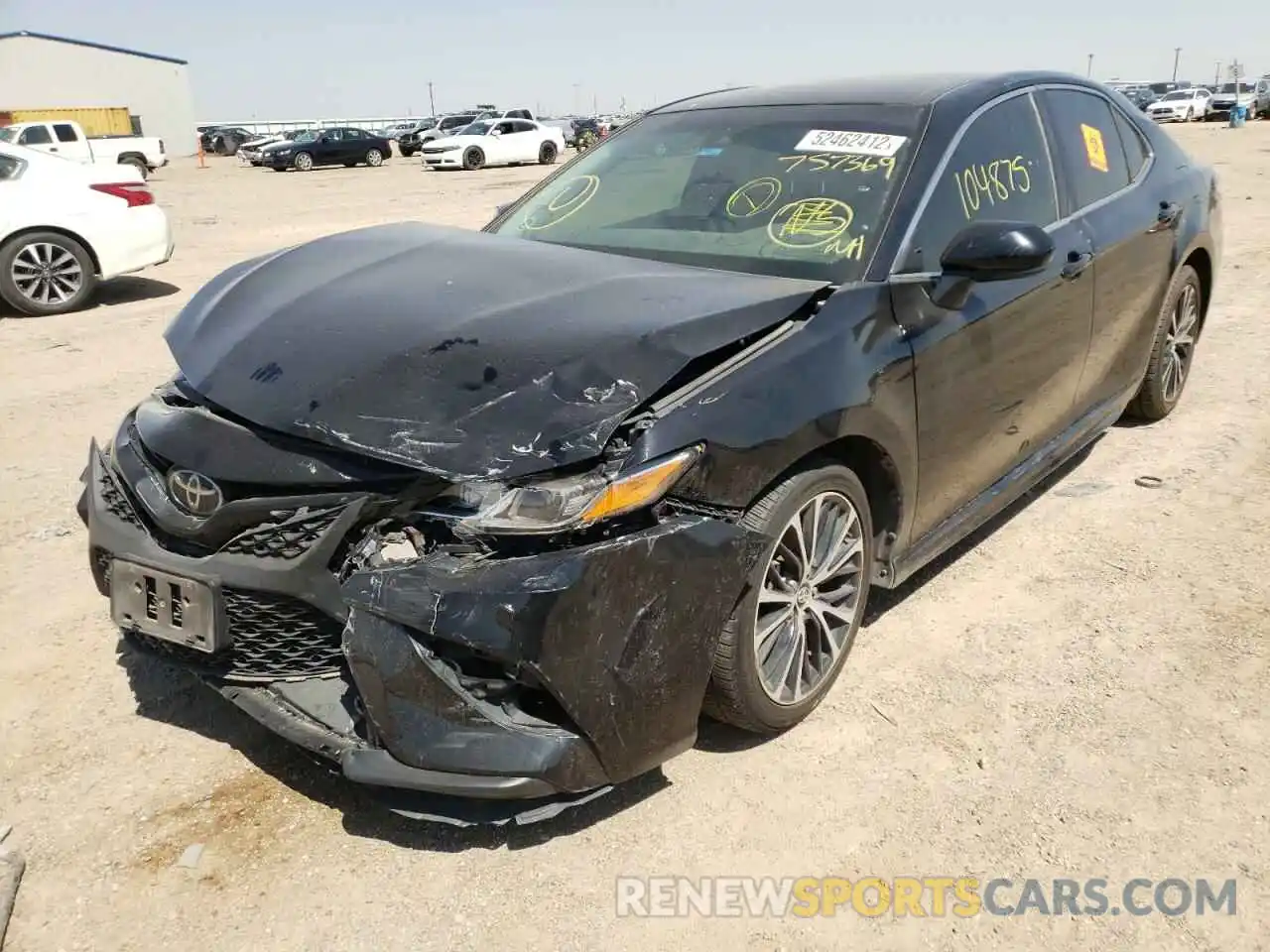 2 Photograph of a damaged car 4T1B11HK5KU757369 TOYOTA CAMRY 2019