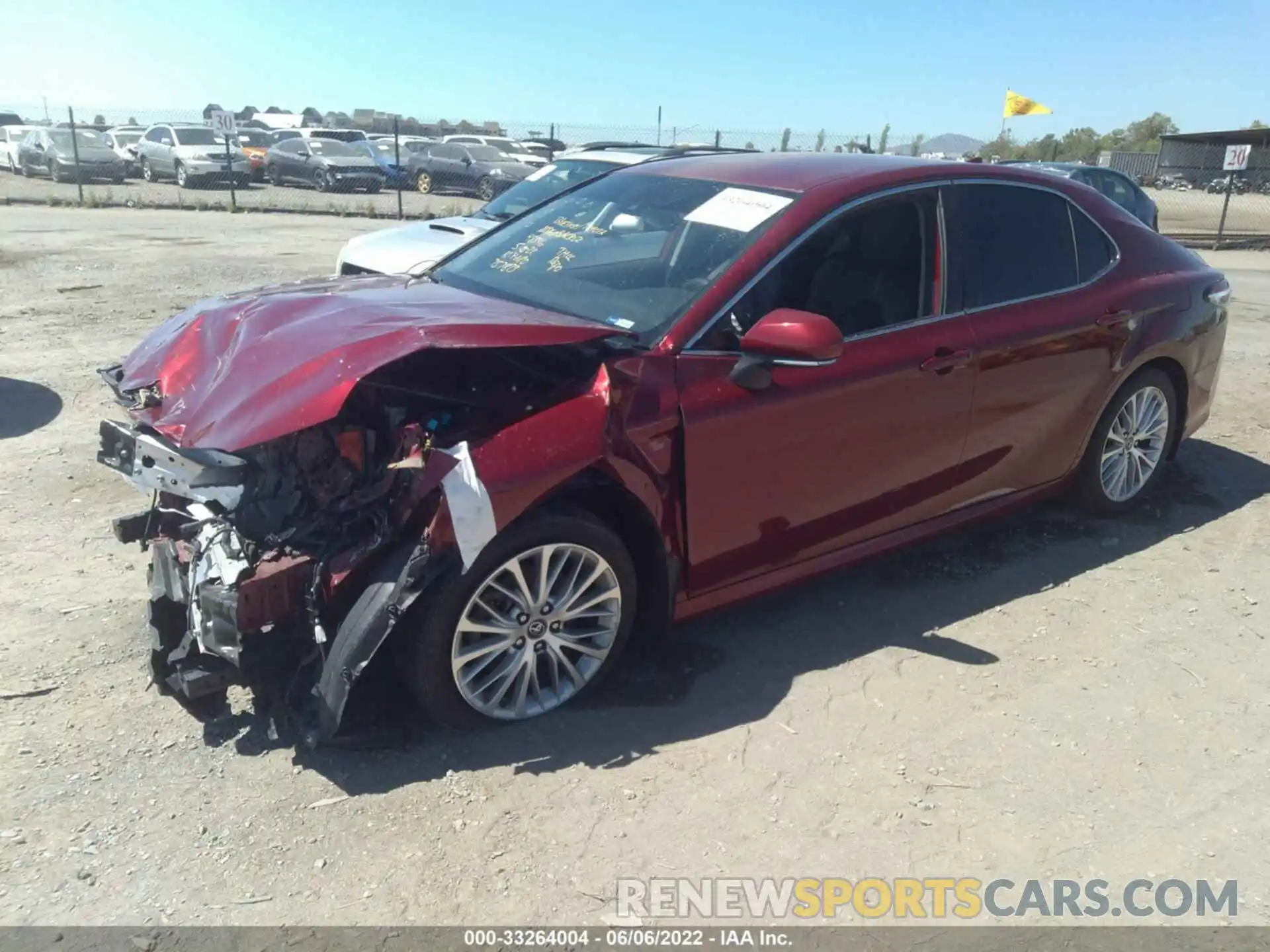 2 Photograph of a damaged car 4T1B11HK5KU757873 TOYOTA CAMRY 2019