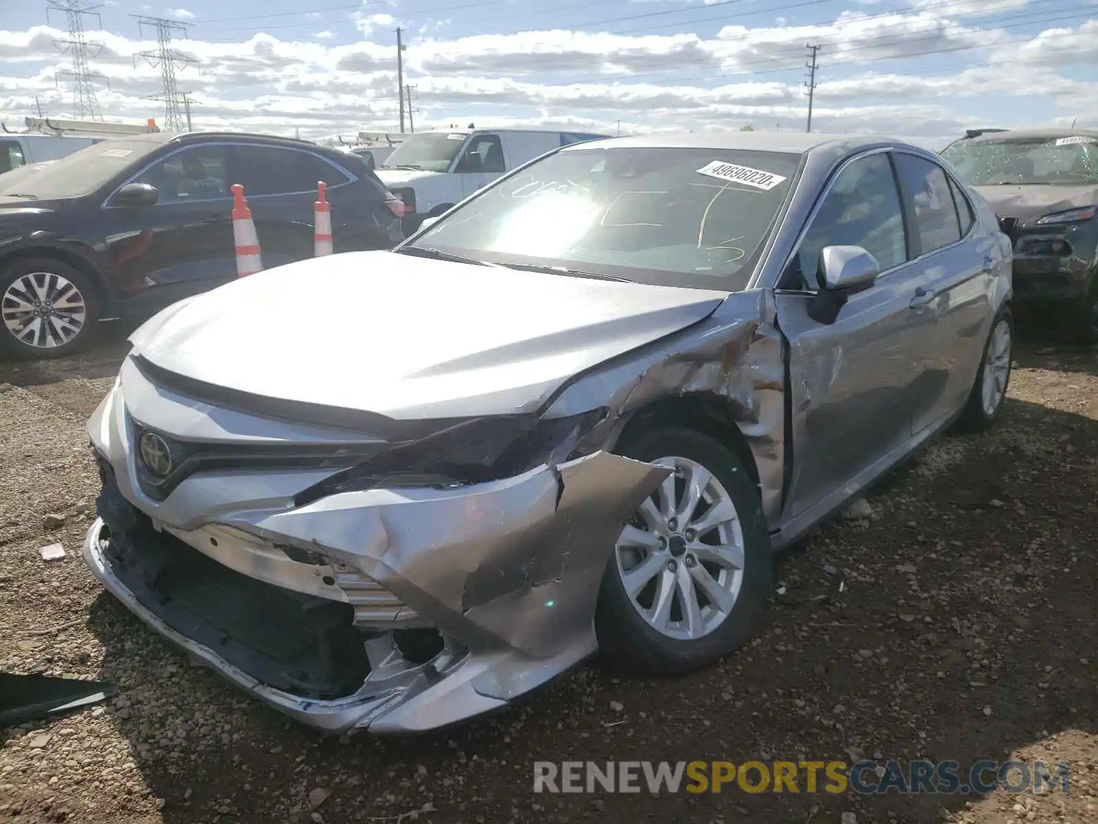 2 Photograph of a damaged car 4T1B11HK5KU762748 TOYOTA CAMRY 2019