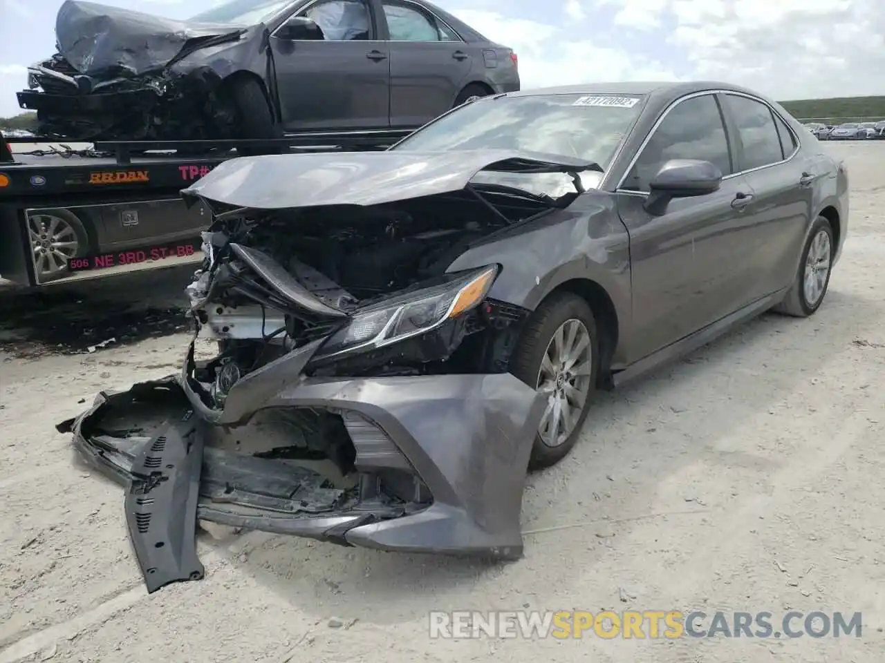 2 Photograph of a damaged car 4T1B11HK5KU763270 TOYOTA CAMRY 2019