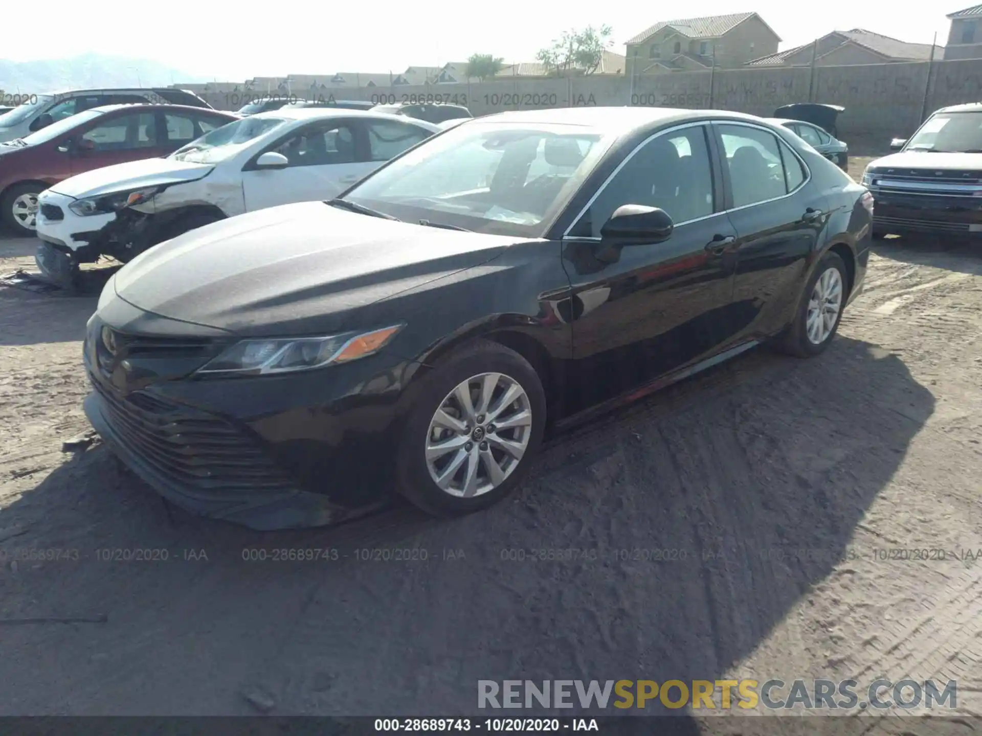 2 Photograph of a damaged car 4T1B11HK5KU765603 TOYOTA CAMRY 2019