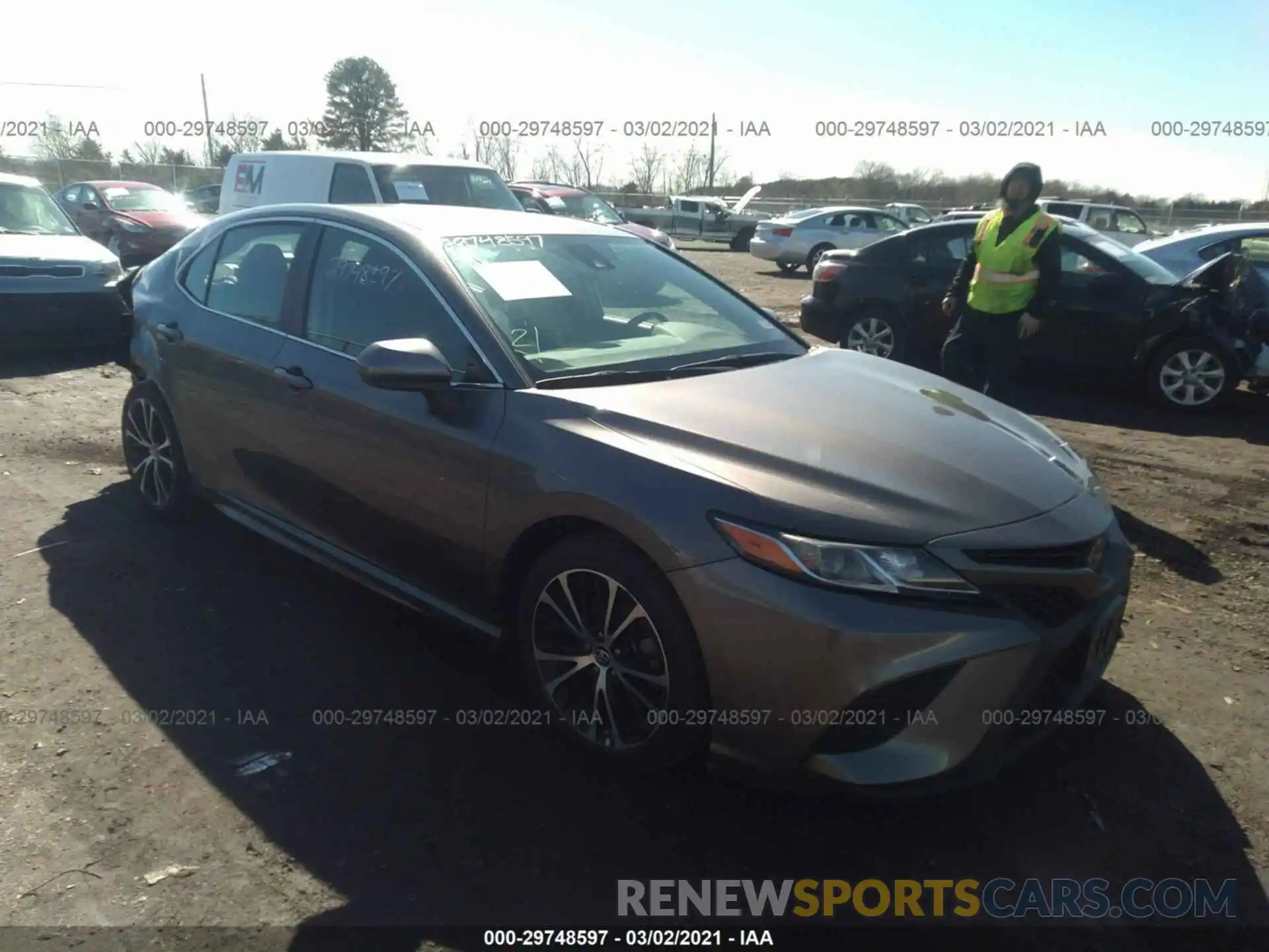 1 Photograph of a damaged car 4T1B11HK5KU765875 TOYOTA CAMRY 2019