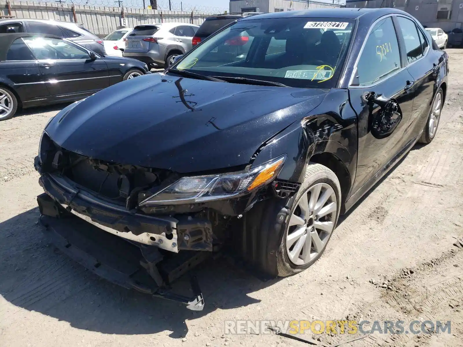 2 Photograph of a damaged car 4T1B11HK5KU766198 TOYOTA CAMRY 2019