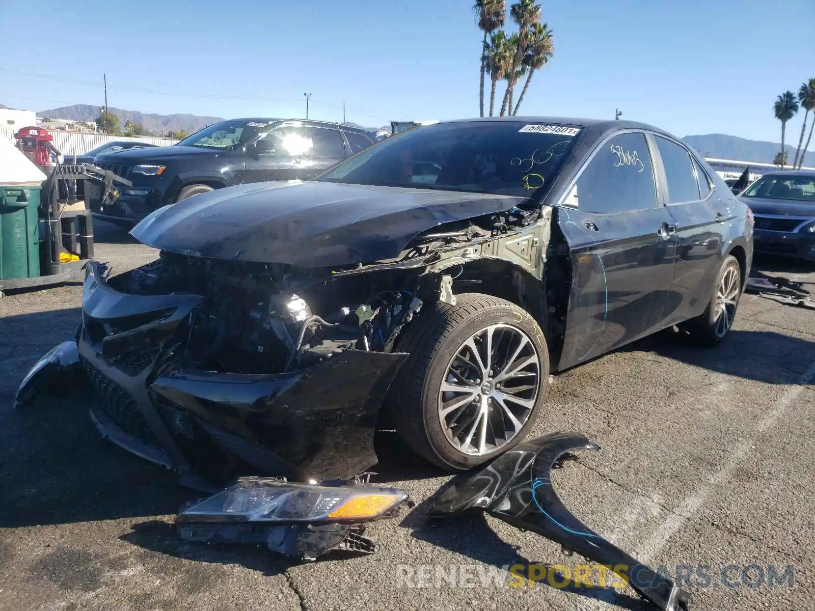 2 Photograph of a damaged car 4T1B11HK5KU766735 TOYOTA CAMRY 2019