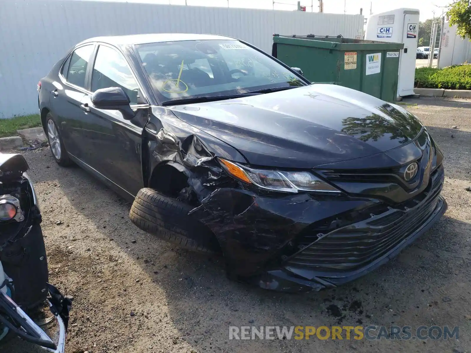 1 Photograph of a damaged car 4T1B11HK5KU767934 TOYOTA CAMRY 2019