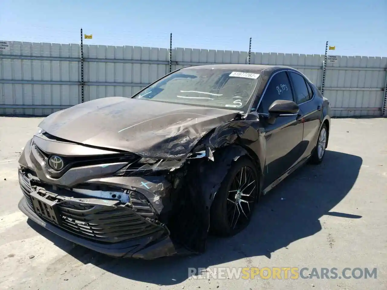 2 Photograph of a damaged car 4T1B11HK5KU768078 TOYOTA CAMRY 2019