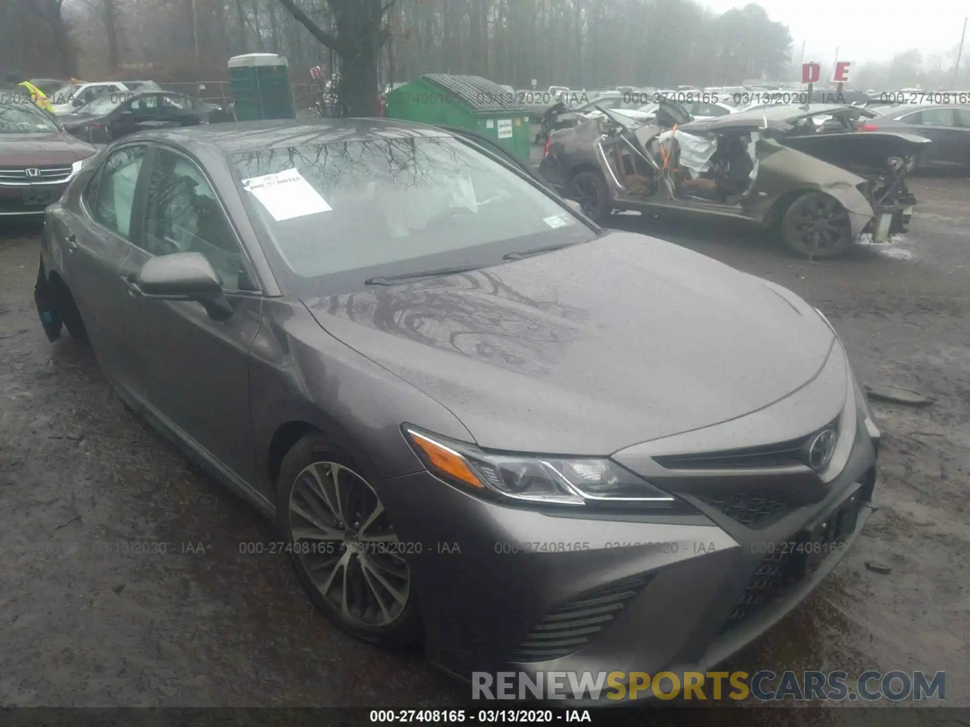 1 Photograph of a damaged car 4T1B11HK5KU769912 TOYOTA CAMRY 2019