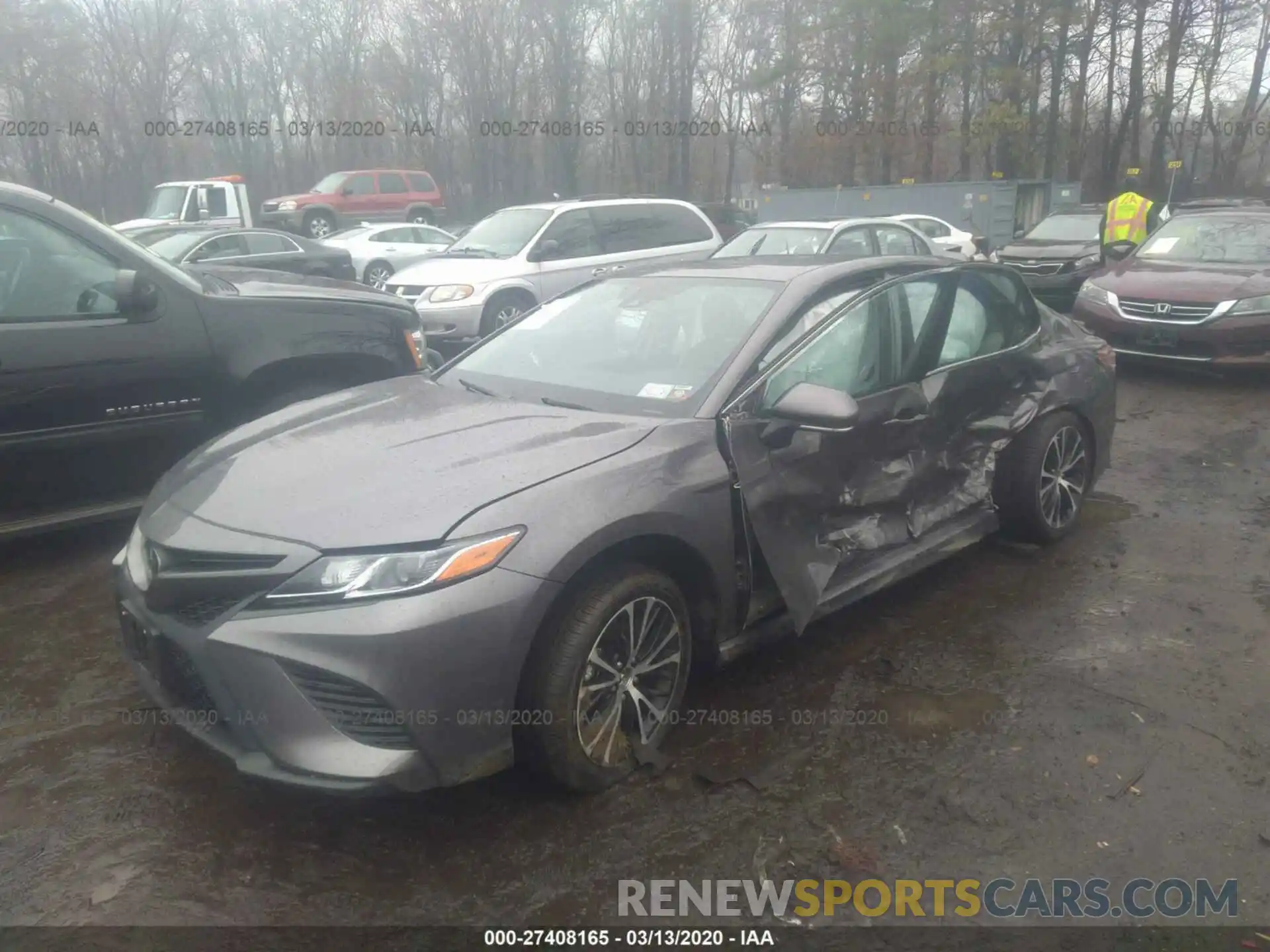 2 Photograph of a damaged car 4T1B11HK5KU769912 TOYOTA CAMRY 2019