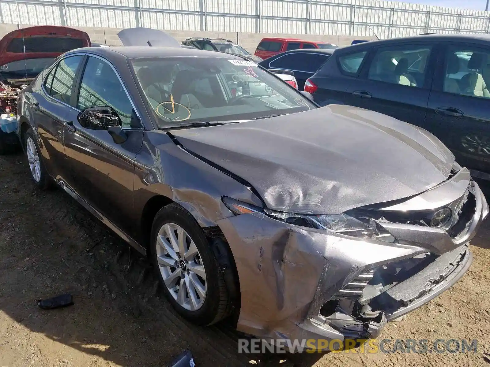 1 Photograph of a damaged car 4T1B11HK5KU773619 TOYOTA CAMRY 2019