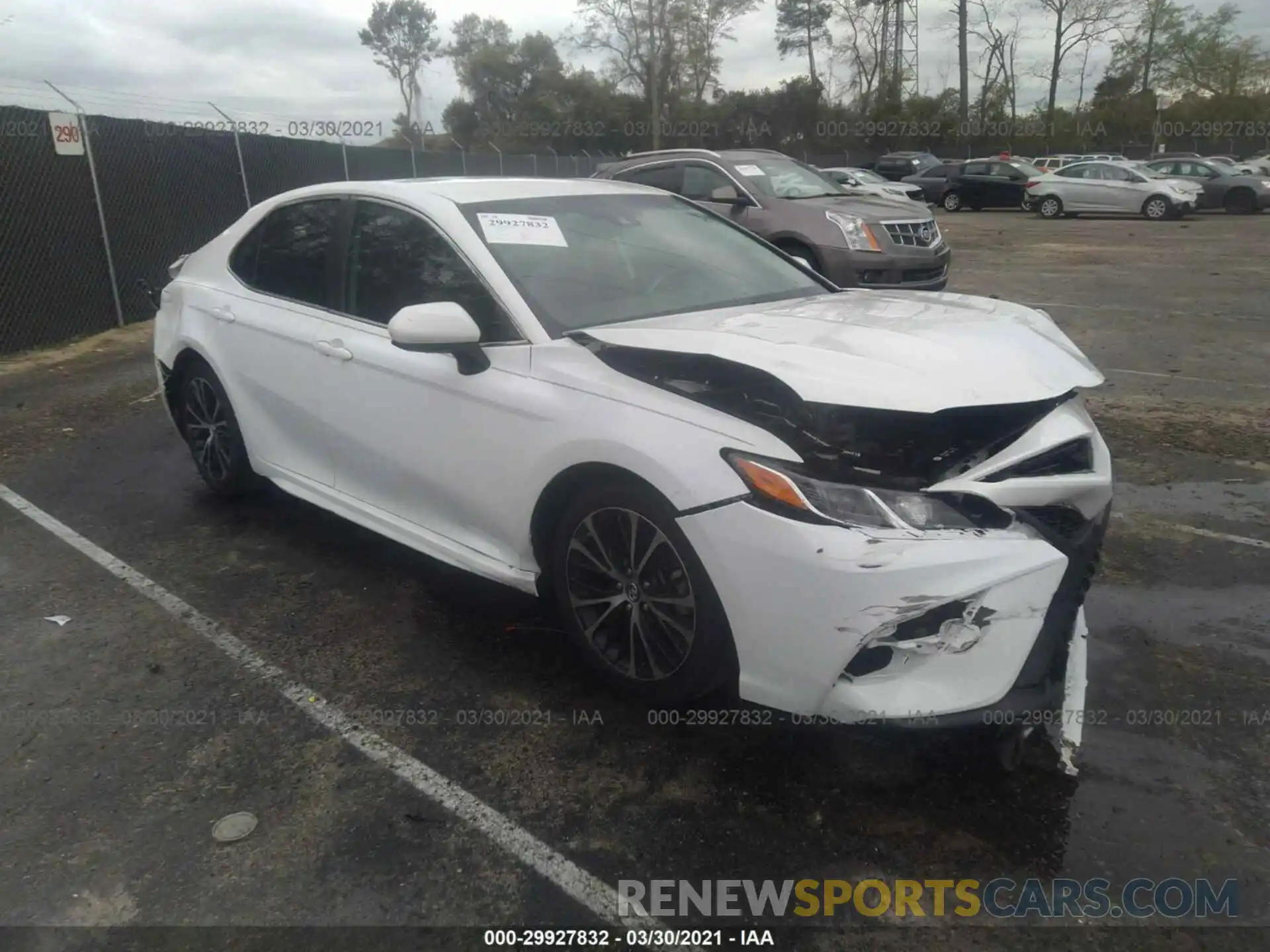 1 Photograph of a damaged car 4T1B11HK5KU775614 TOYOTA CAMRY 2019