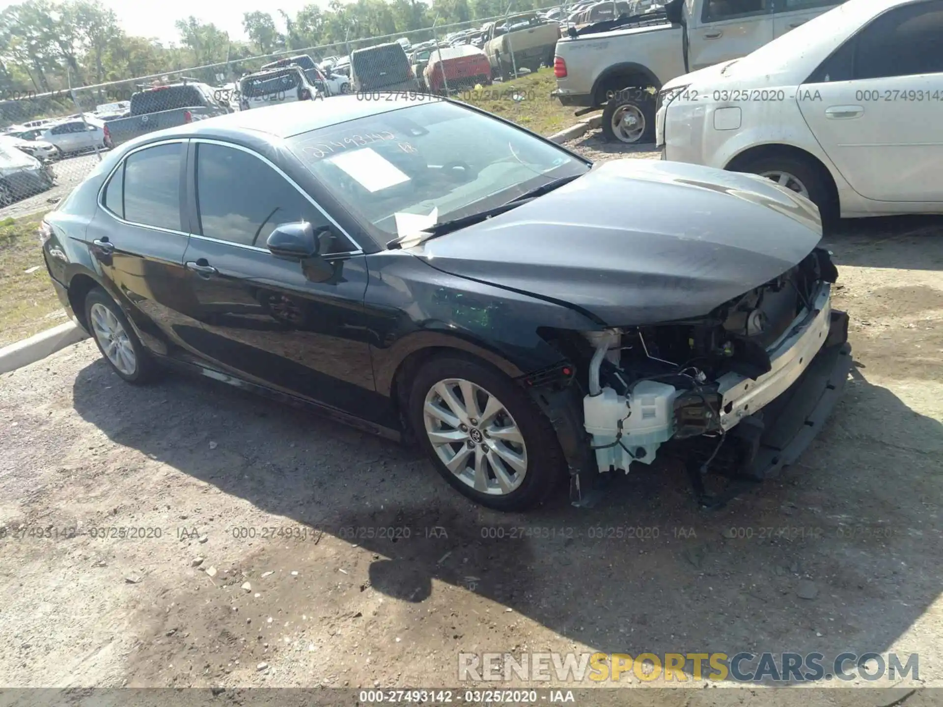 1 Photograph of a damaged car 4T1B11HK5KU776570 TOYOTA CAMRY 2019