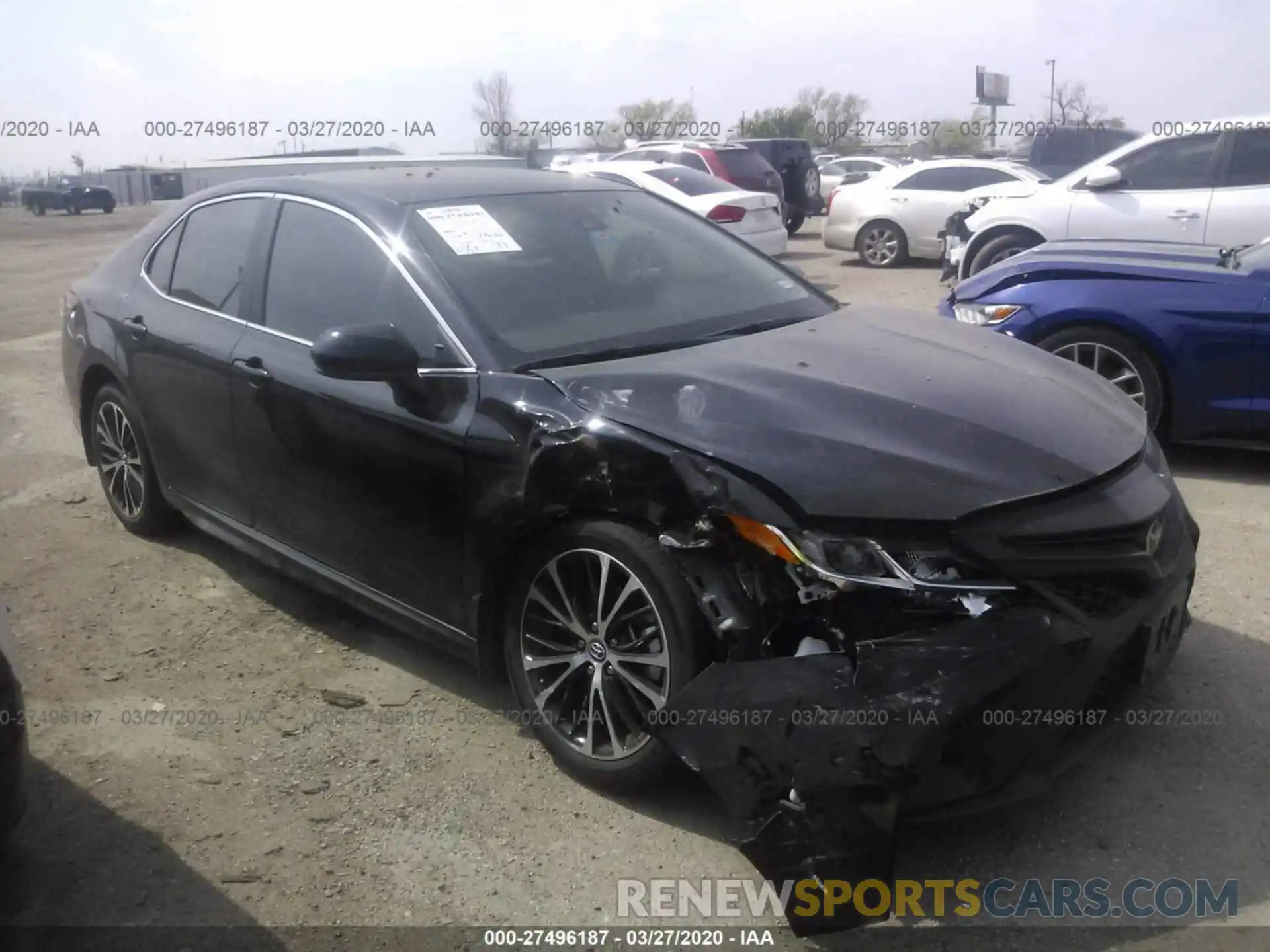 1 Photograph of a damaged car 4T1B11HK5KU776651 TOYOTA CAMRY 2019