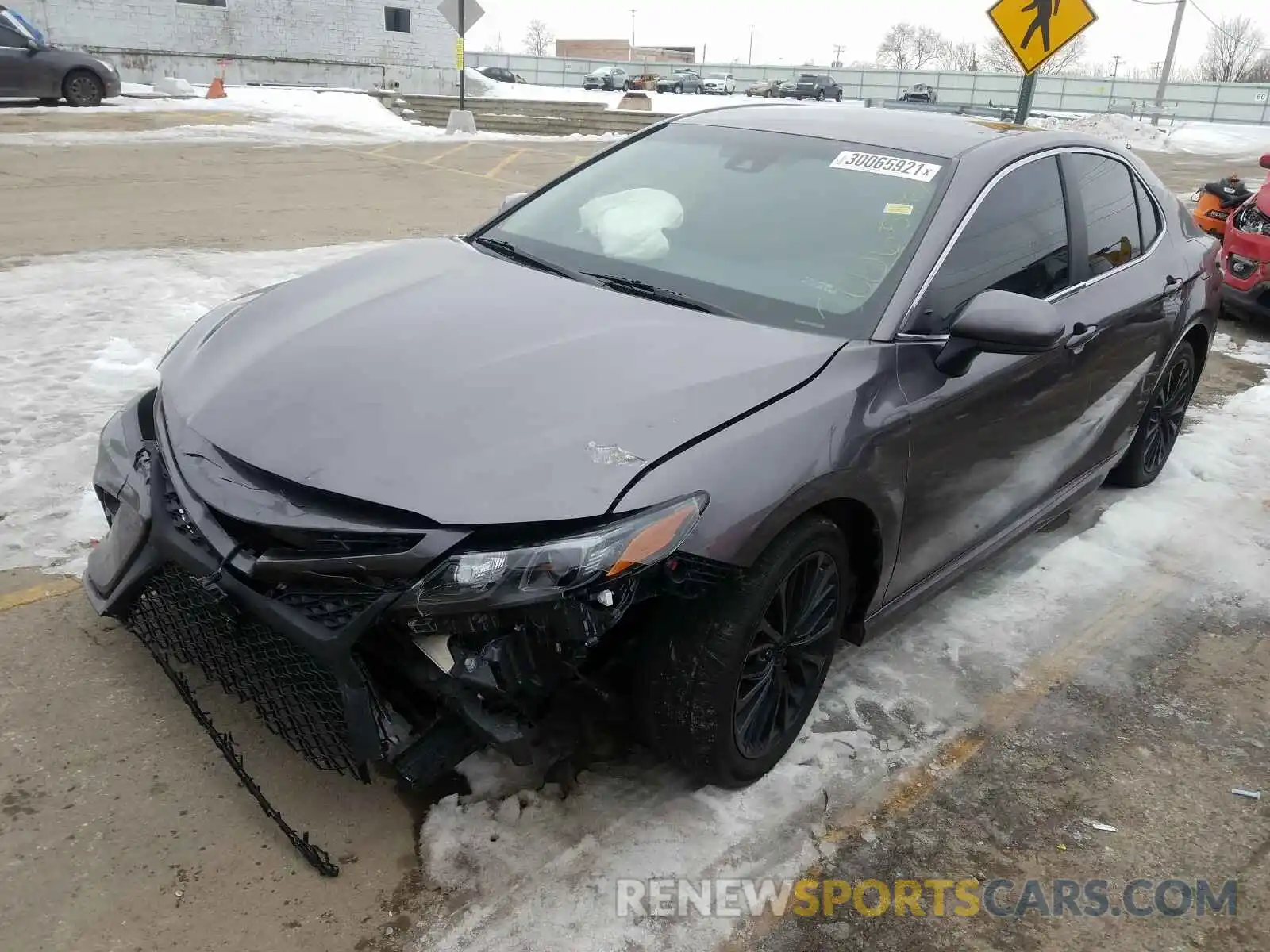 2 Photograph of a damaged car 4T1B11HK5KU776973 TOYOTA CAMRY 2019