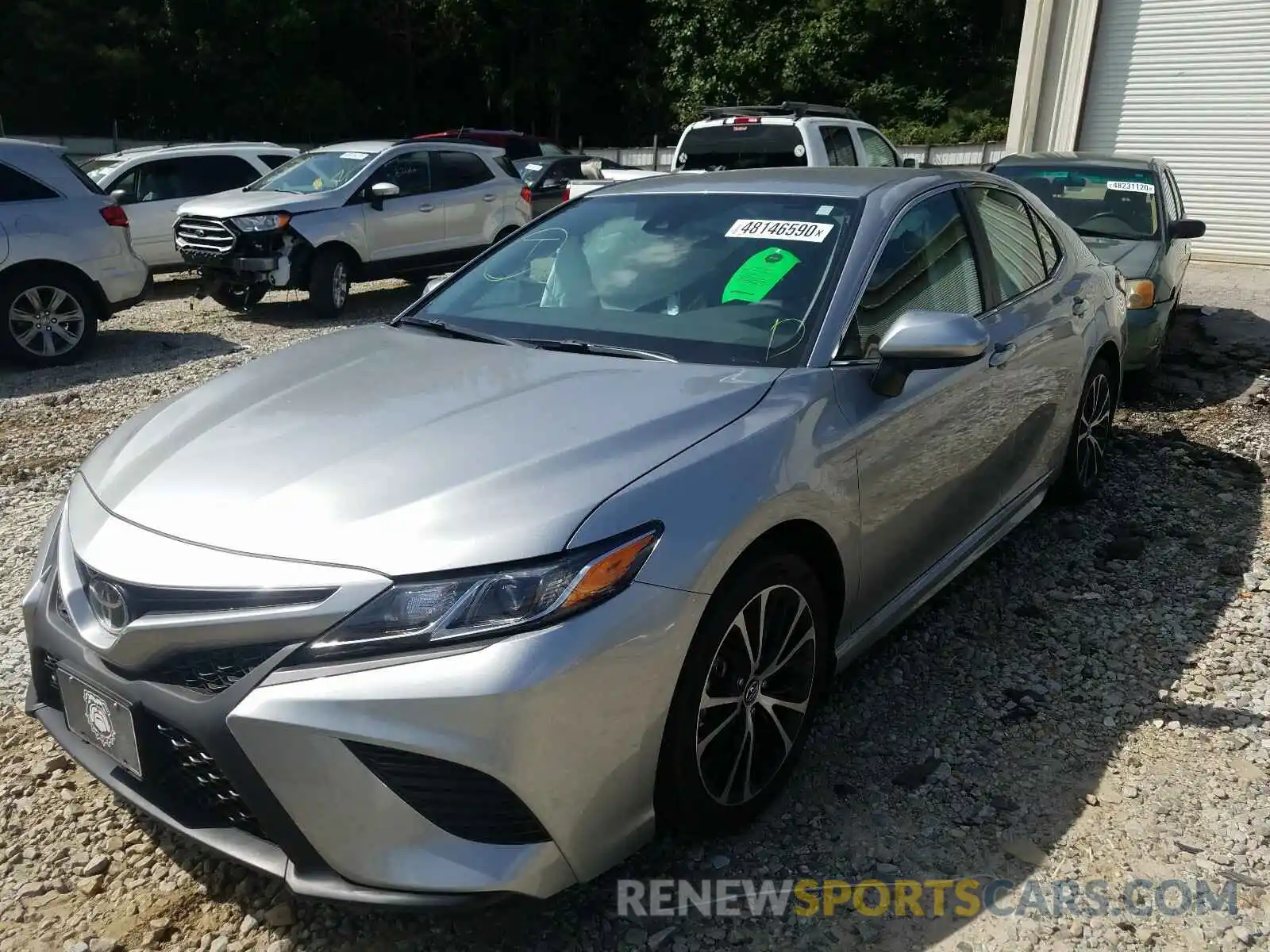 2 Photograph of a damaged car 4T1B11HK5KU777251 TOYOTA CAMRY 2019