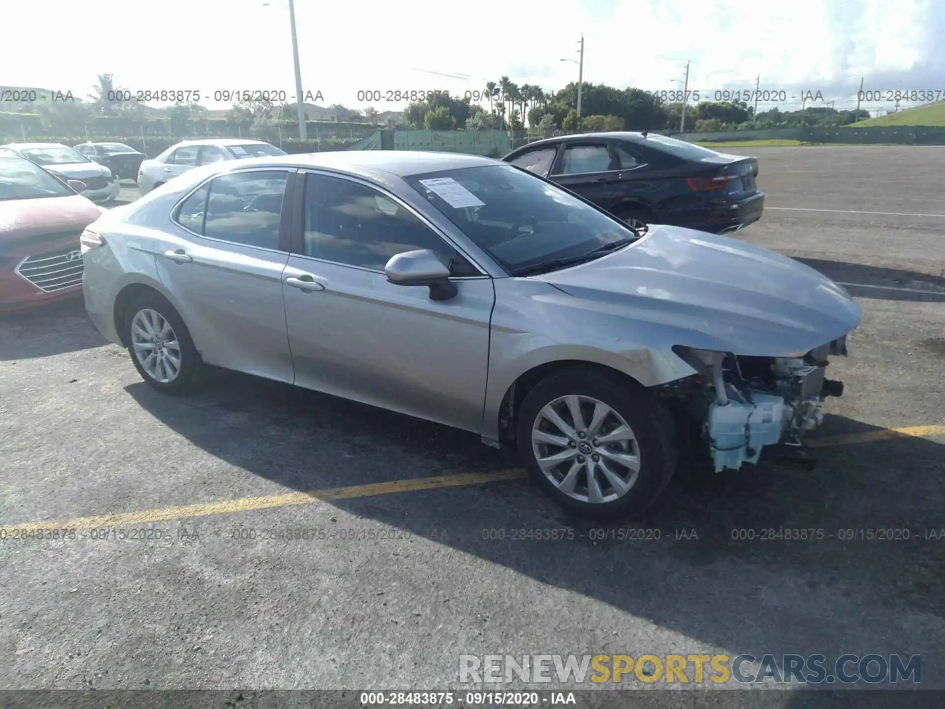 1 Photograph of a damaged car 4T1B11HK5KU778884 TOYOTA CAMRY 2019