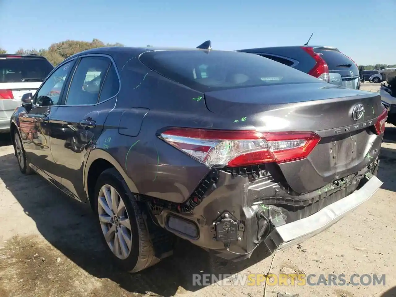 3 Photograph of a damaged car 4T1B11HK5KU782028 TOYOTA CAMRY 2019