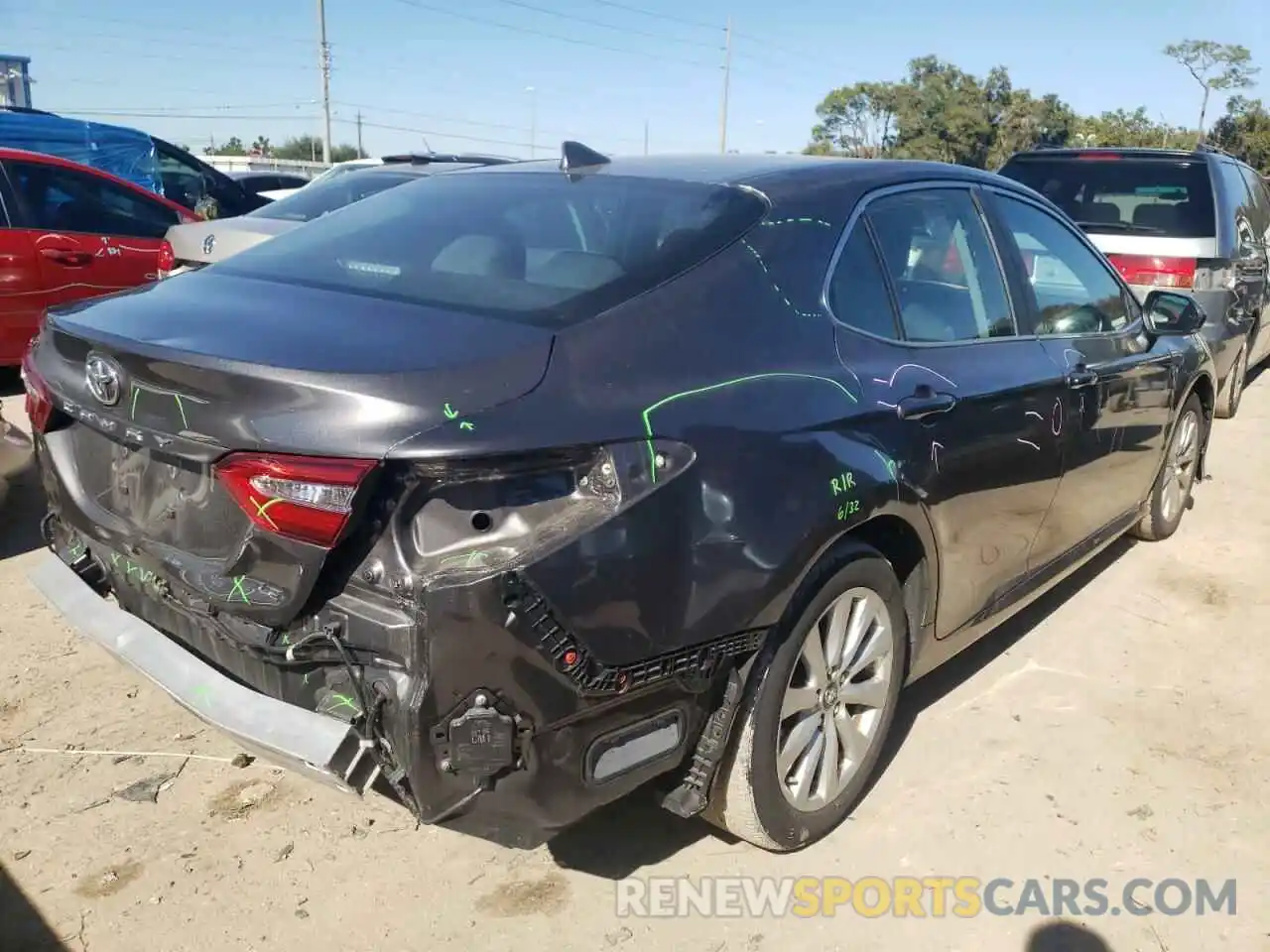 4 Photograph of a damaged car 4T1B11HK5KU782028 TOYOTA CAMRY 2019