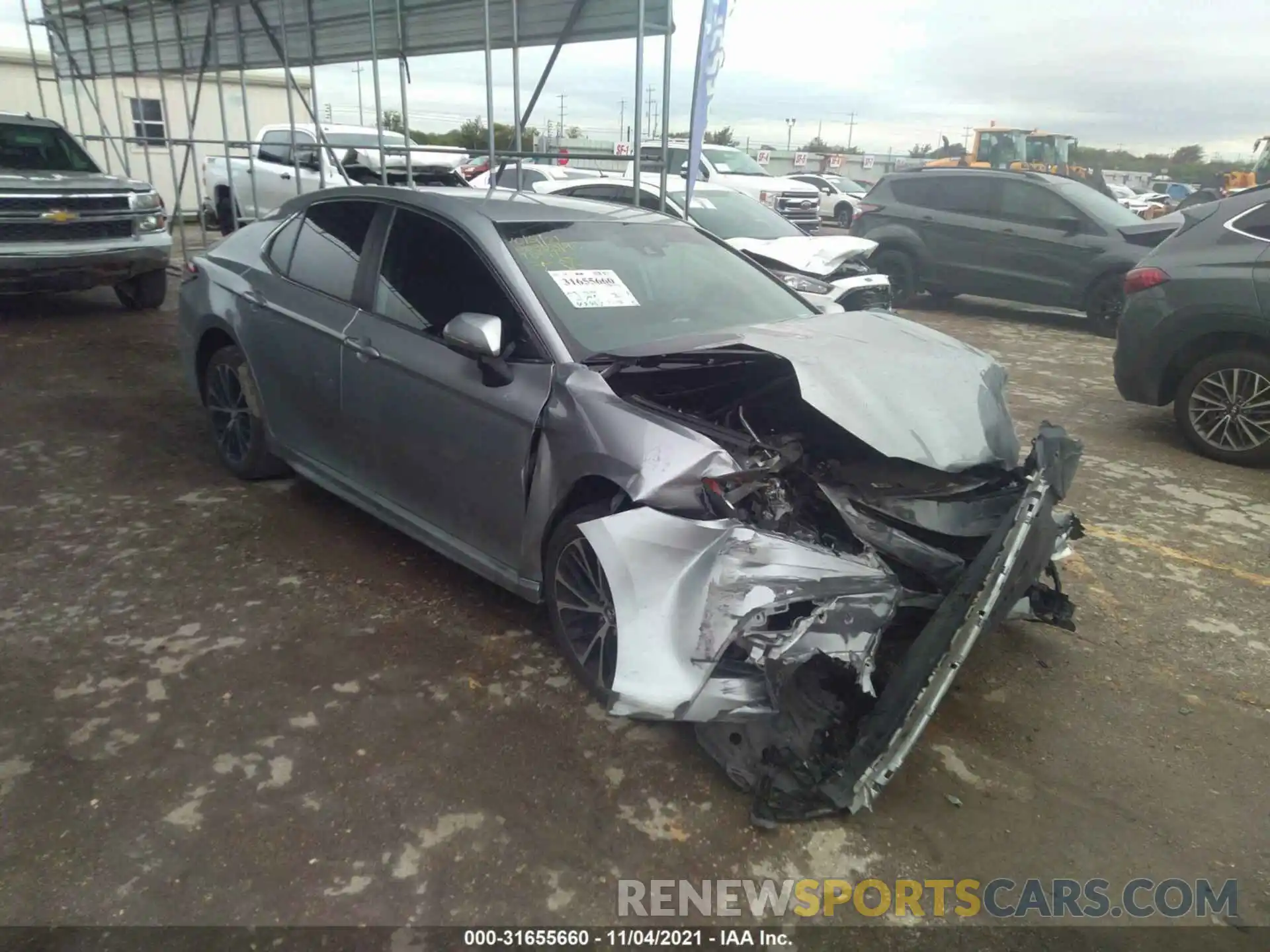 1 Photograph of a damaged car 4T1B11HK5KU782773 TOYOTA CAMRY 2019