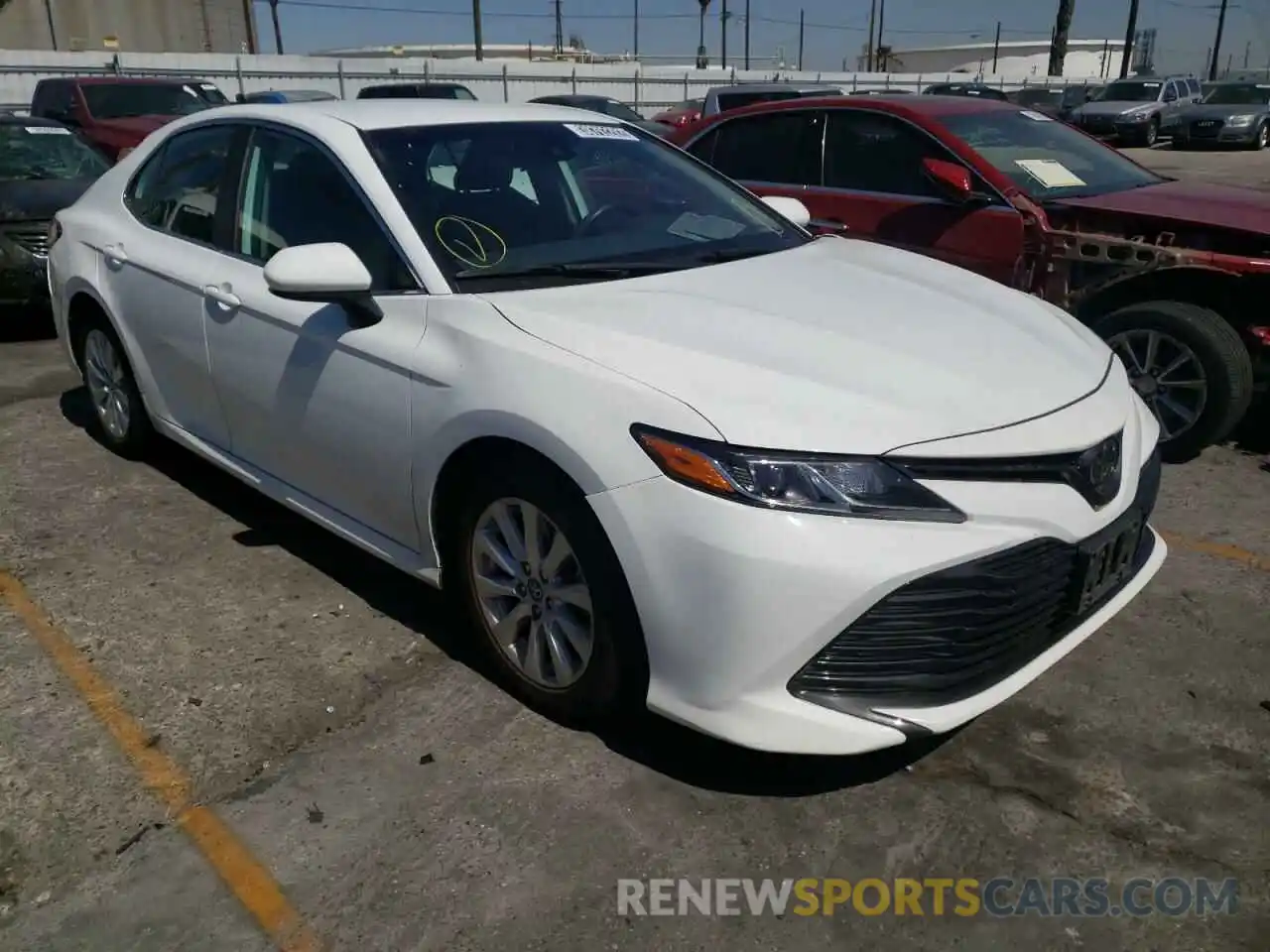 1 Photograph of a damaged car 4T1B11HK5KU783549 TOYOTA CAMRY 2019