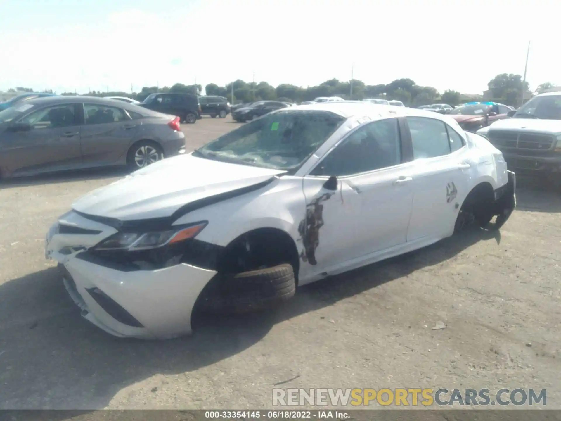 2 Photograph of a damaged car 4T1B11HK5KU783826 TOYOTA CAMRY 2019