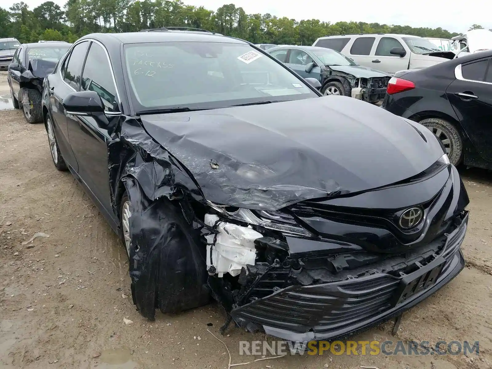 1 Photograph of a damaged car 4T1B11HK5KU783874 TOYOTA CAMRY 2019