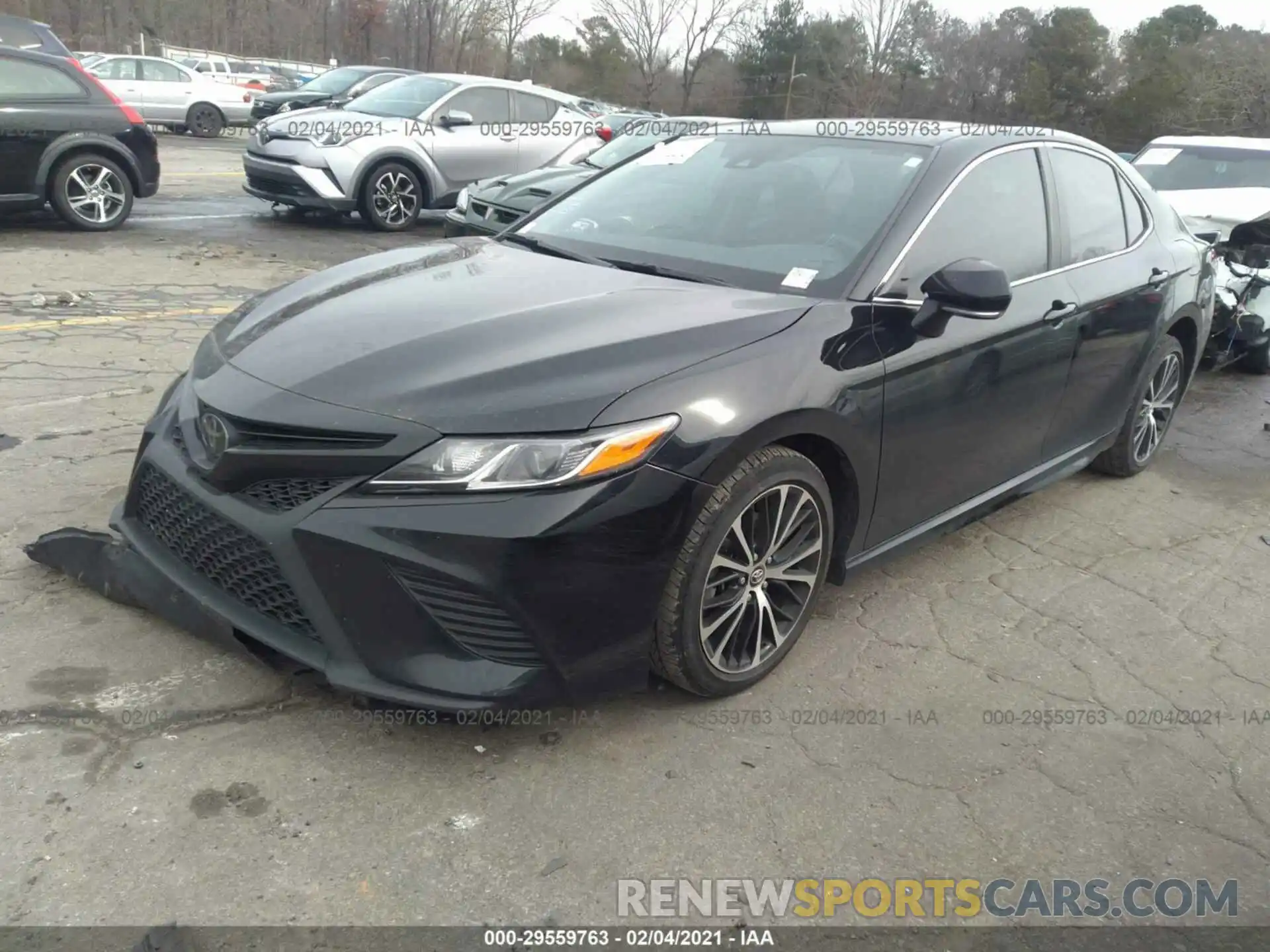 2 Photograph of a damaged car 4T1B11HK5KU785401 TOYOTA CAMRY 2019