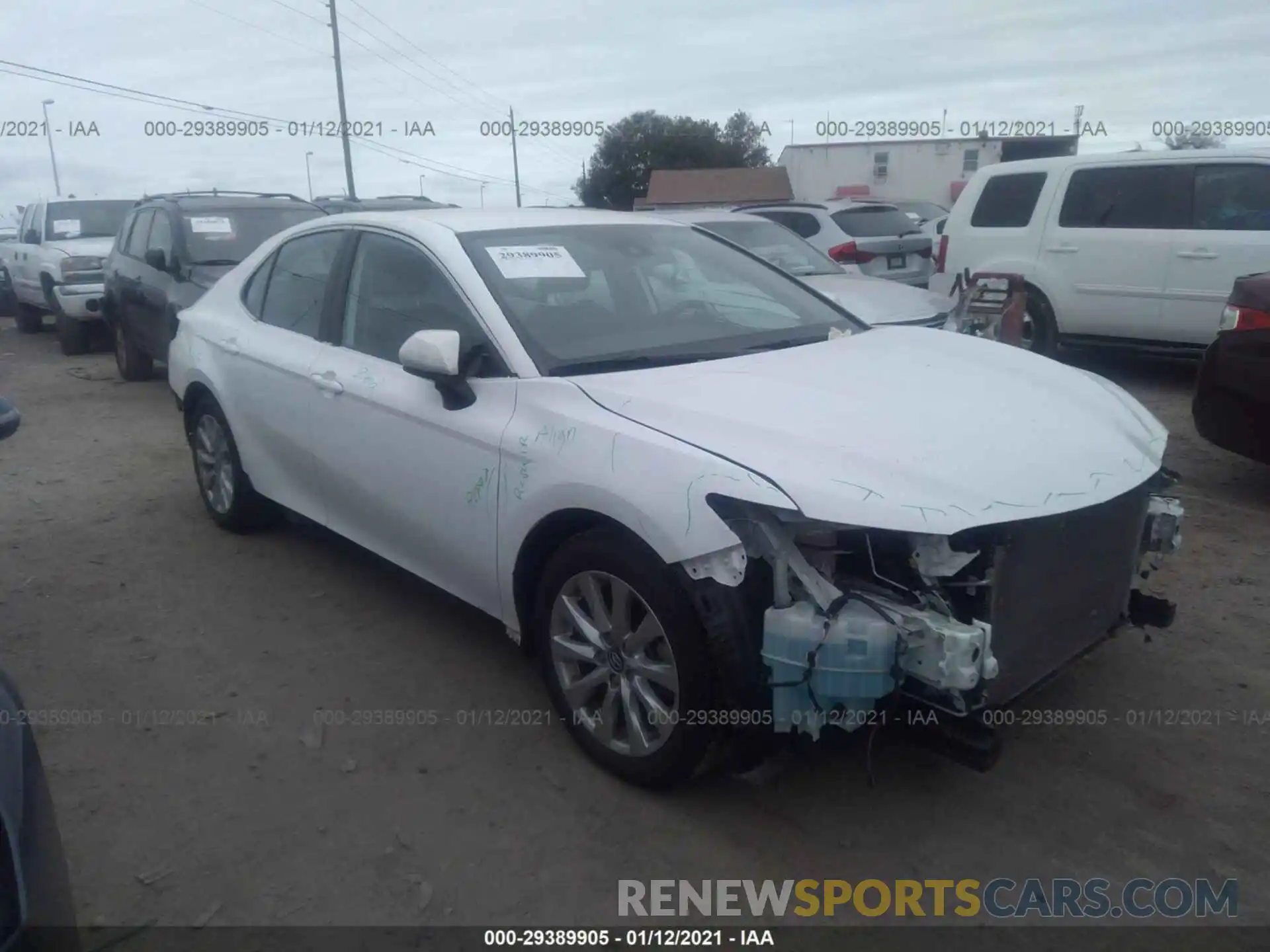 1 Photograph of a damaged car 4T1B11HK5KU785477 TOYOTA CAMRY 2019