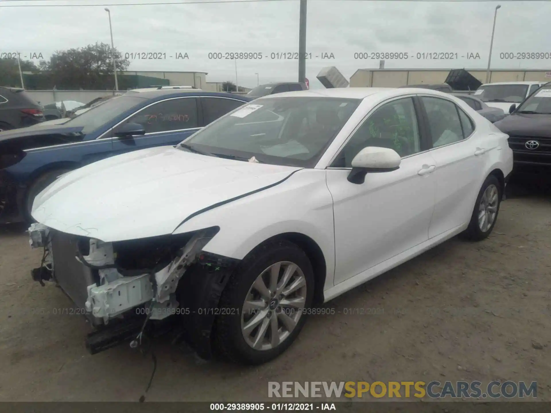 2 Photograph of a damaged car 4T1B11HK5KU785477 TOYOTA CAMRY 2019