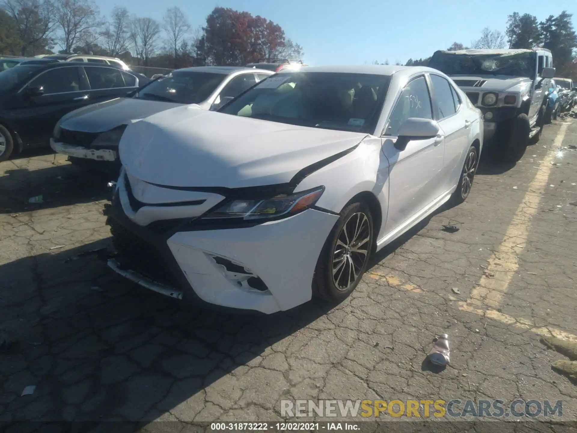 2 Photograph of a damaged car 4T1B11HK5KU787536 TOYOTA CAMRY 2019