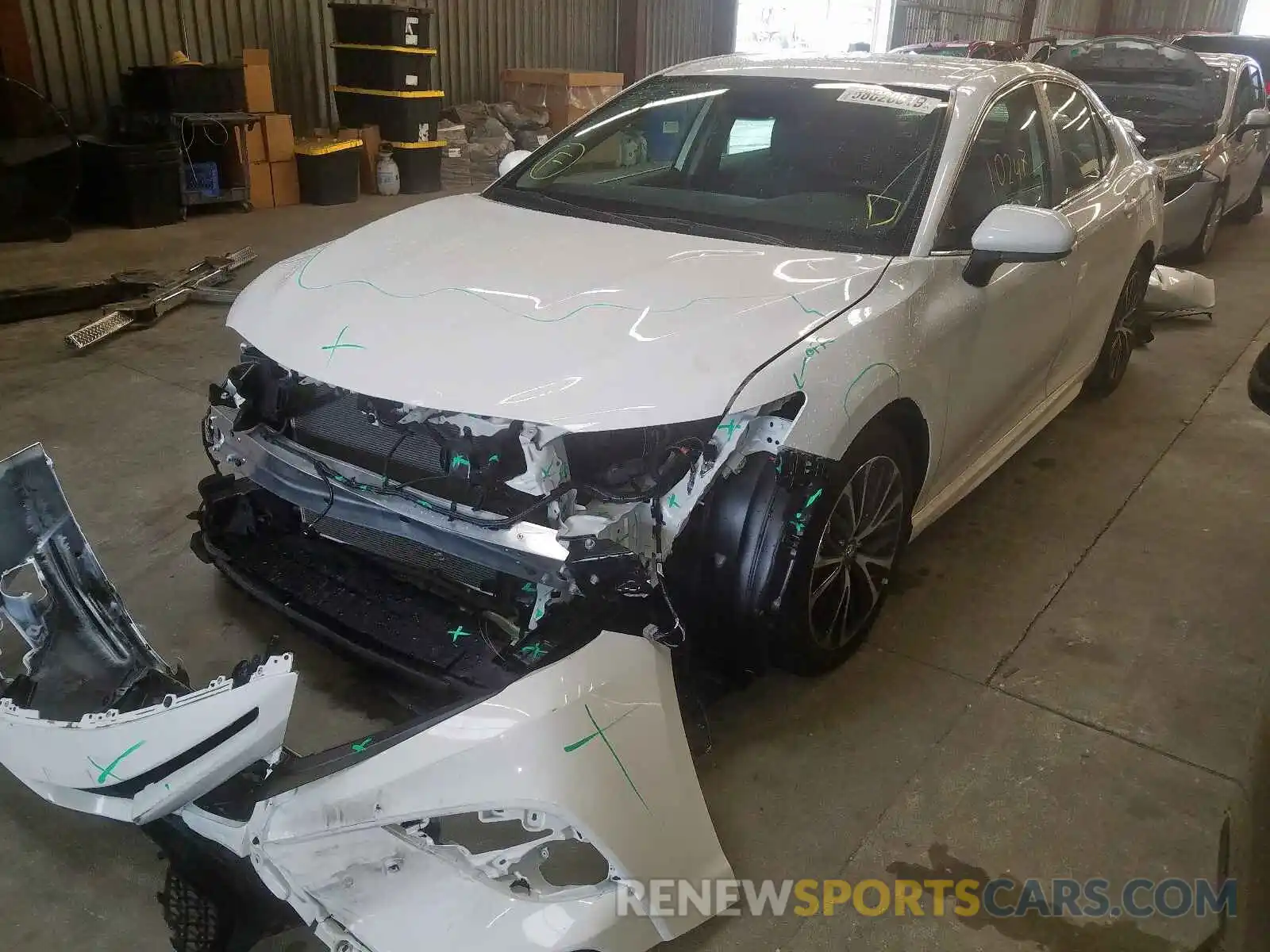 2 Photograph of a damaged car 4T1B11HK5KU787908 TOYOTA CAMRY 2019